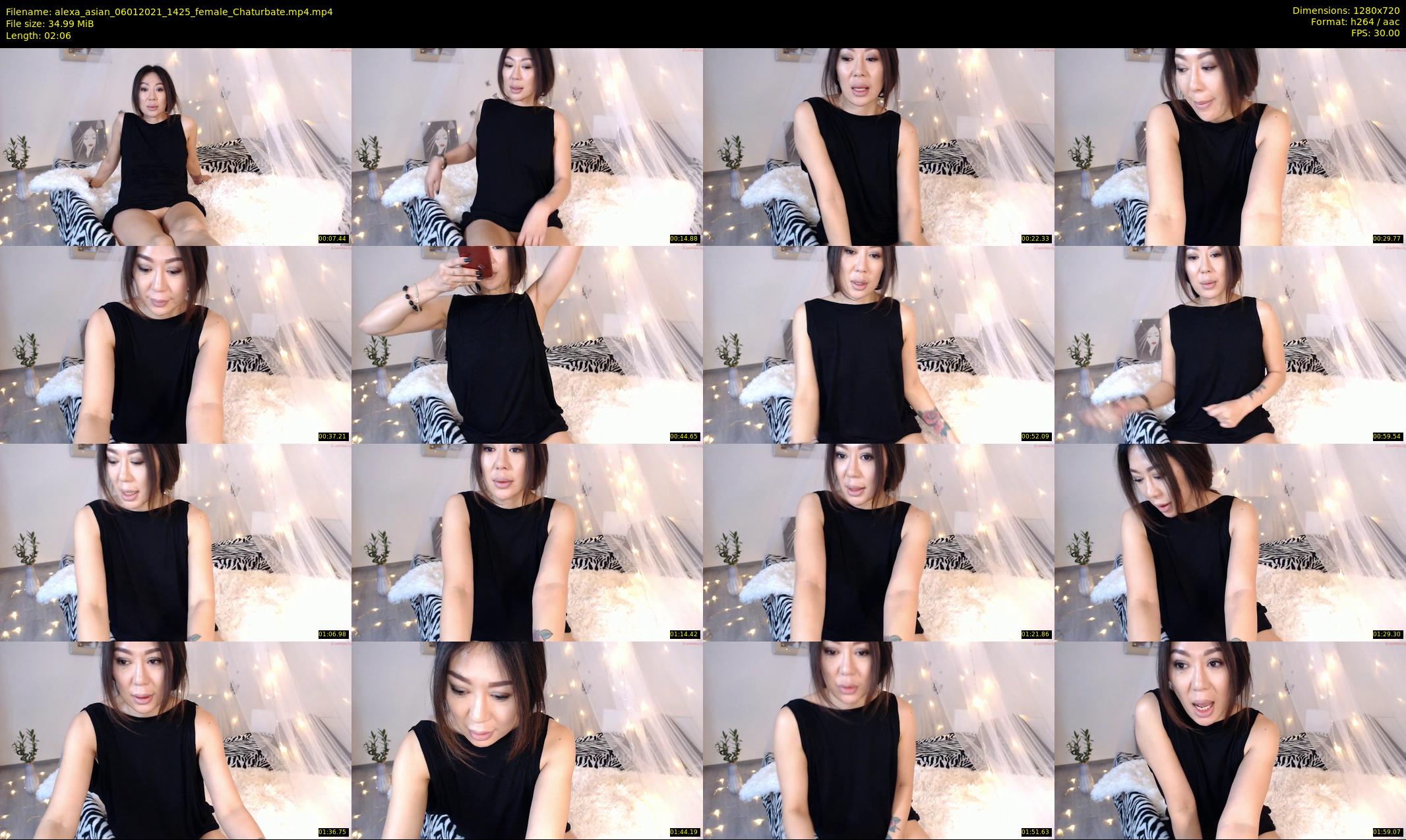 alexa_asian — 3 minute Chaturbate female cam show recording, 720p, Jan 6, 2021