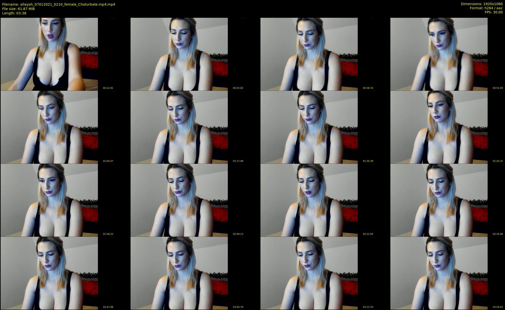allayah — 4 minute Chaturbate female cam show recording, 1080p, Jan 7, 2021