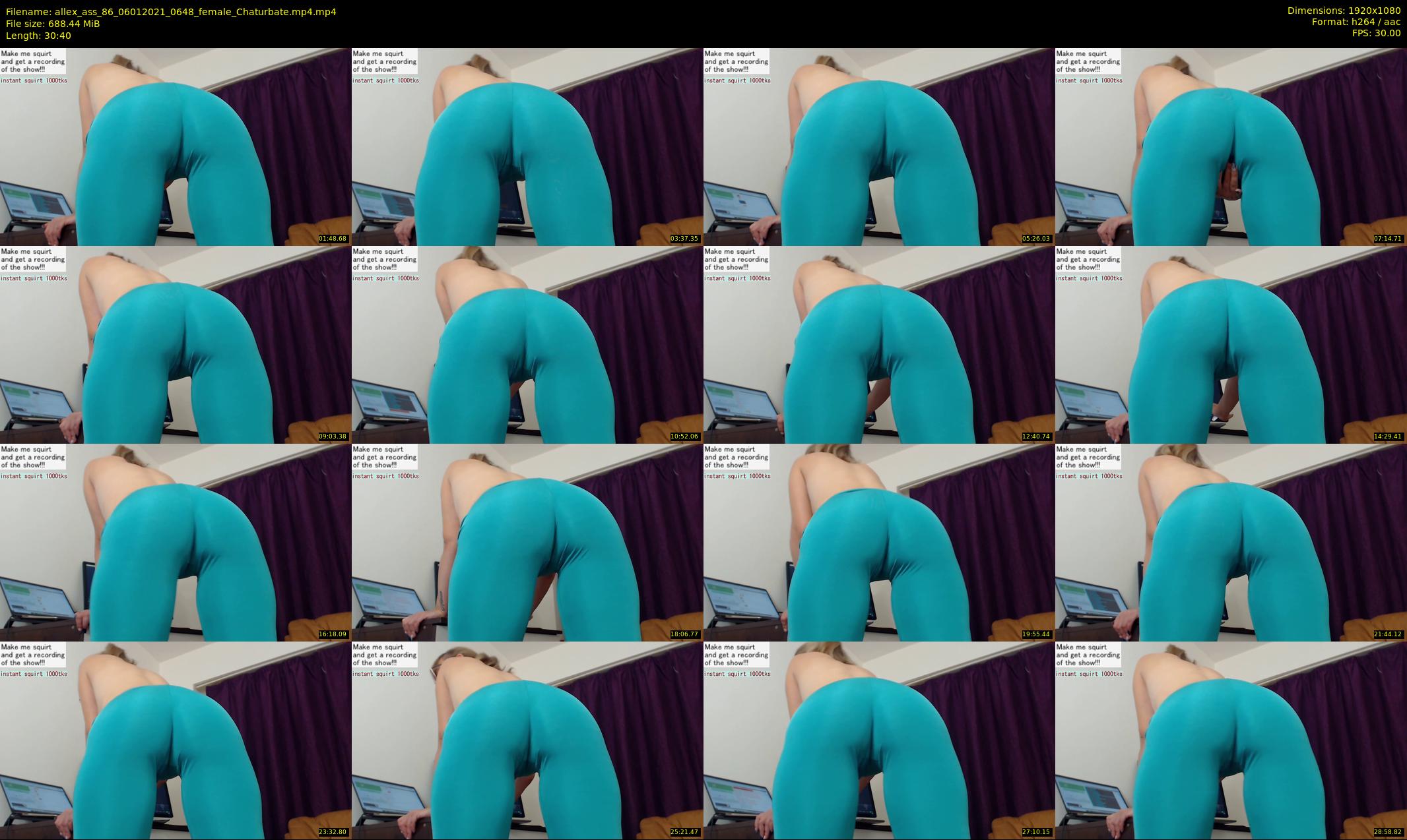 allex_ass_86 — 31 minute Chaturbate female cam show recording, 1080p, Jan 6, 2021