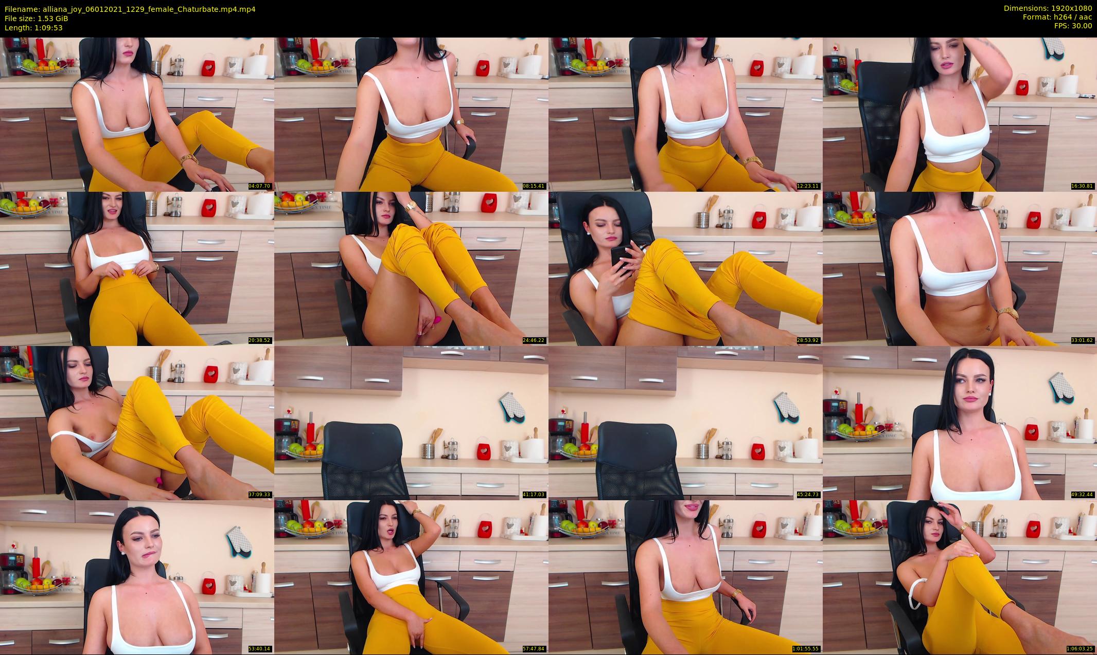 alliana_joy — 70 minute Chaturbate female cam show recording, 1080p, Jan 6, 2021