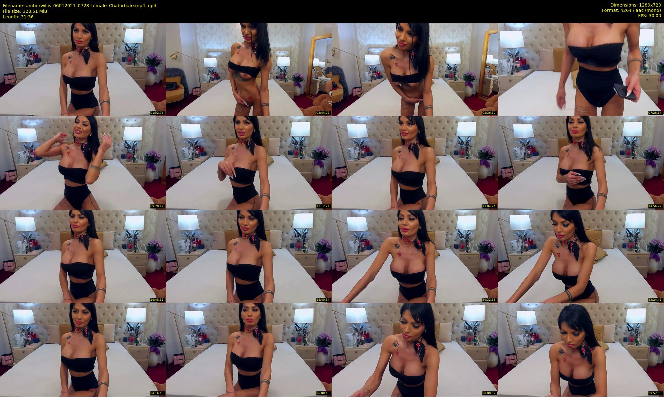 amberwillis — 32 minute Chaturbate female cam show recording, 720p, Jan 6, 2021