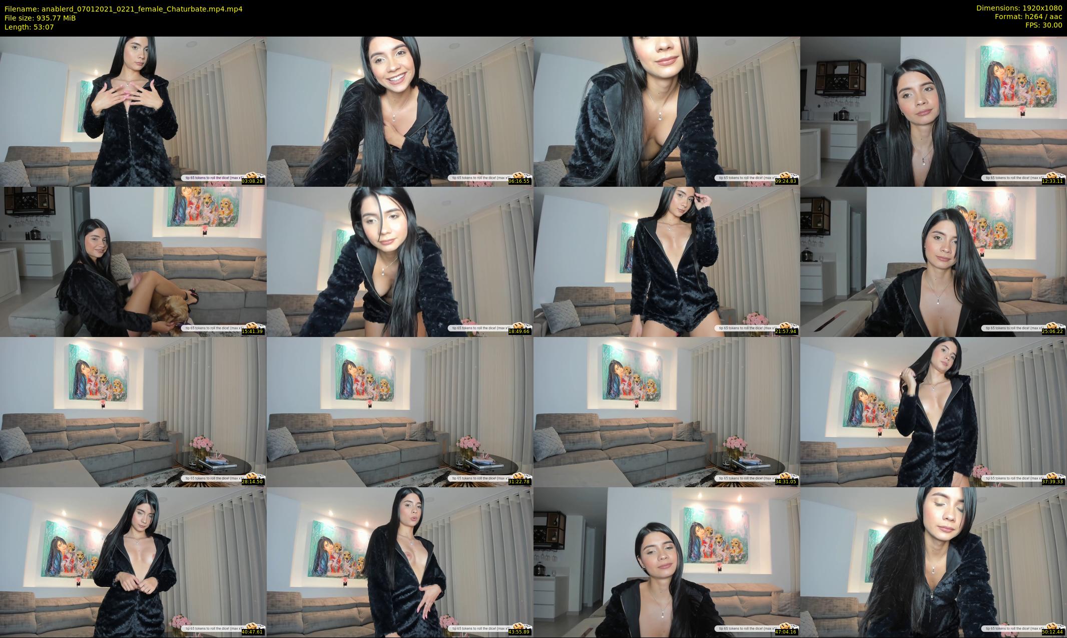 anablerd — 54 minute Chaturbate female cam show recording, 1080p, Jan 7, 2021