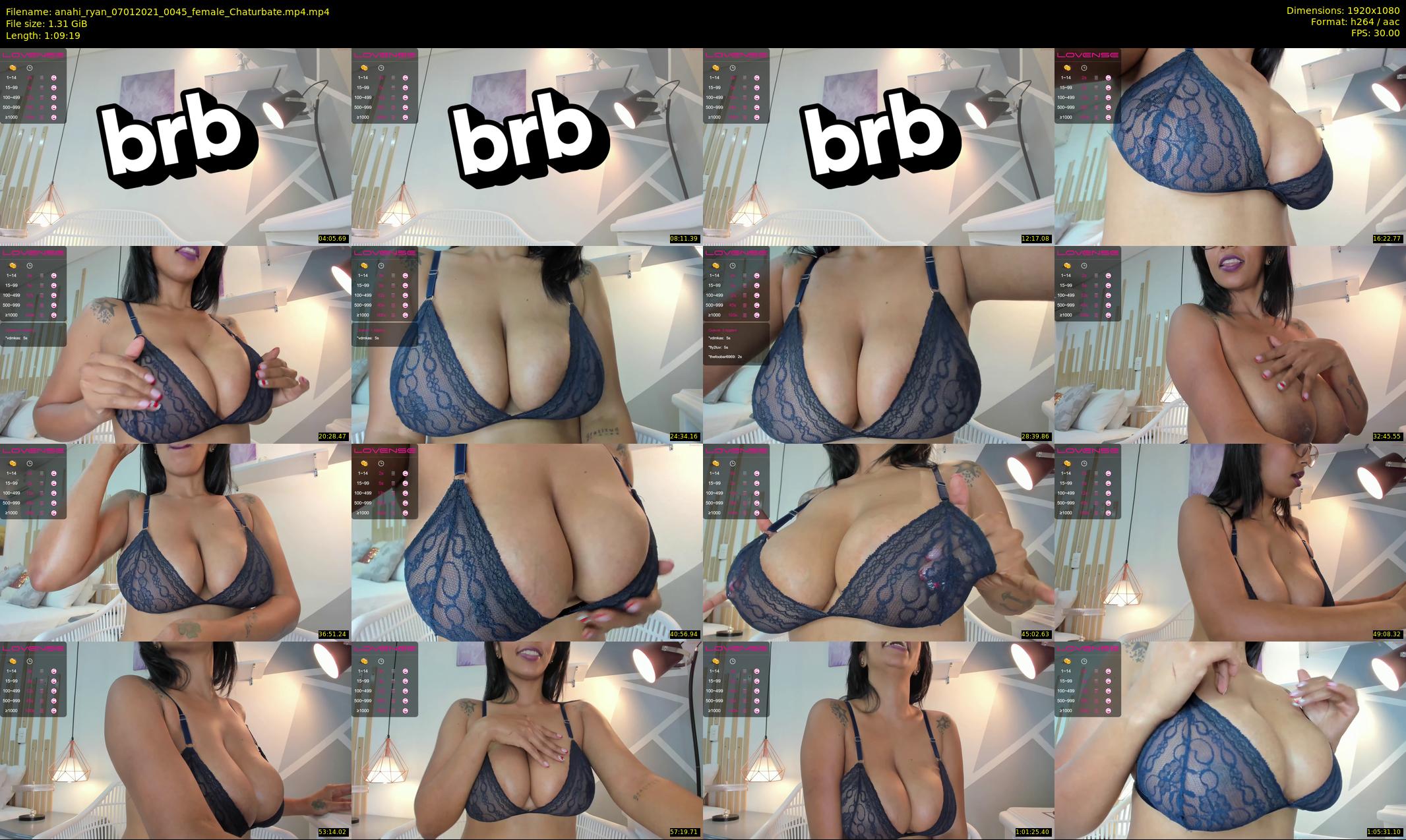 anahi_ryan — 70 minute Chaturbate female cam show recording, 1080p, Jan 7, 2021