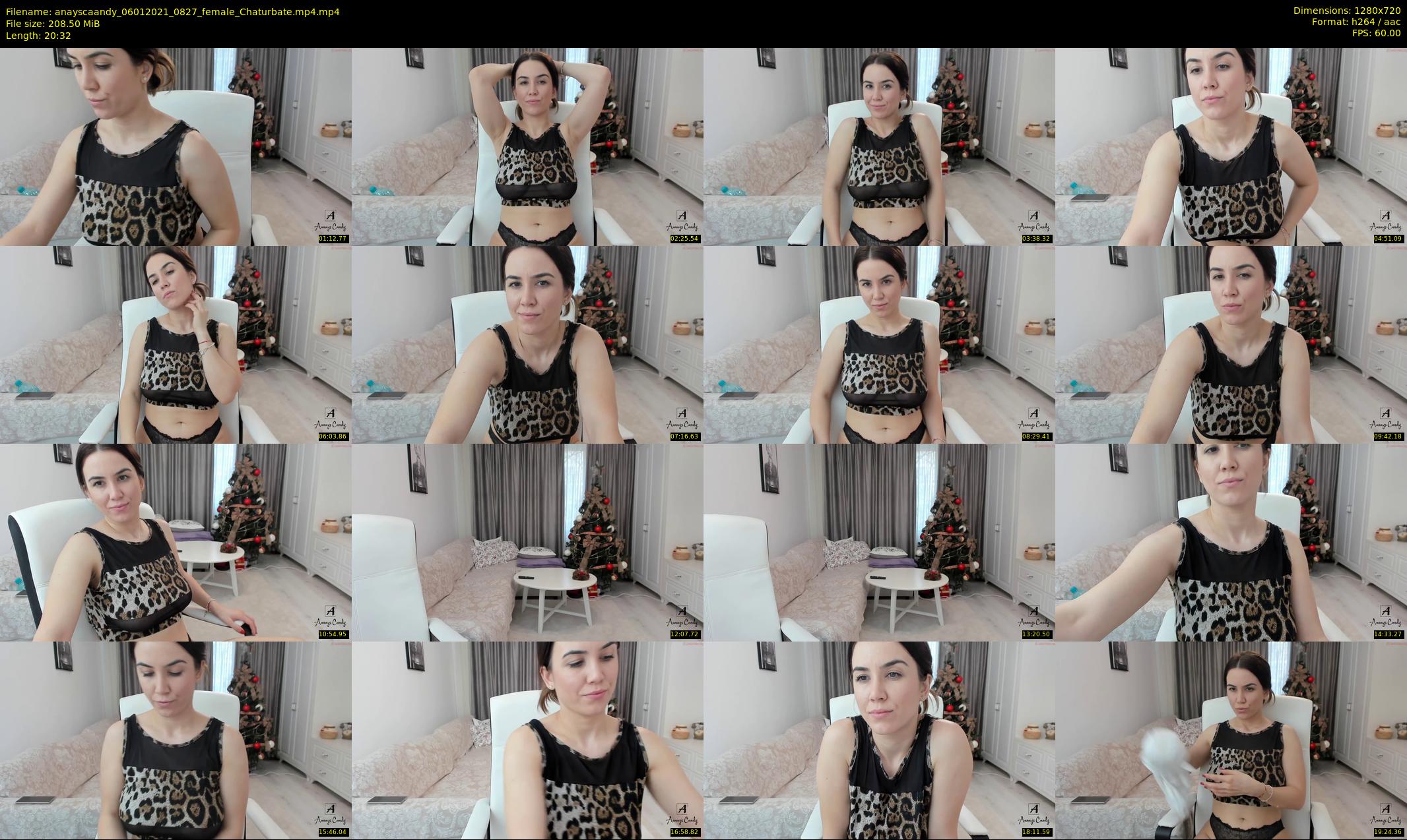 anayscaandy — 21 minute Chaturbate female cam show recording, 720p, Jan 6, 2021