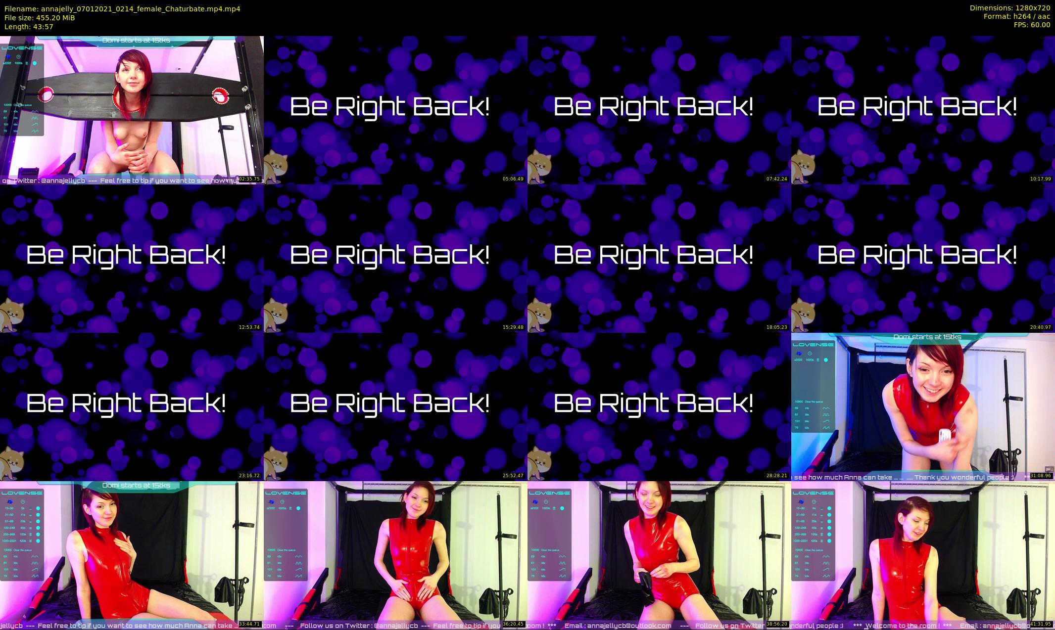 annajelly — 44 minute Chaturbate couple cam show recording, 720p, Jan 7, 2021