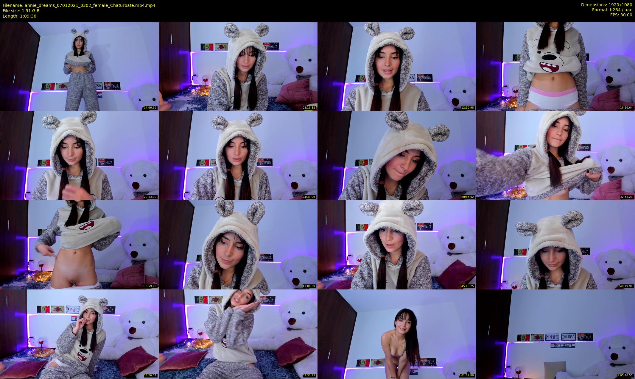 annie_dreams — 70 minute Chaturbate female cam show recording, 1080p, Jan 7, 2021