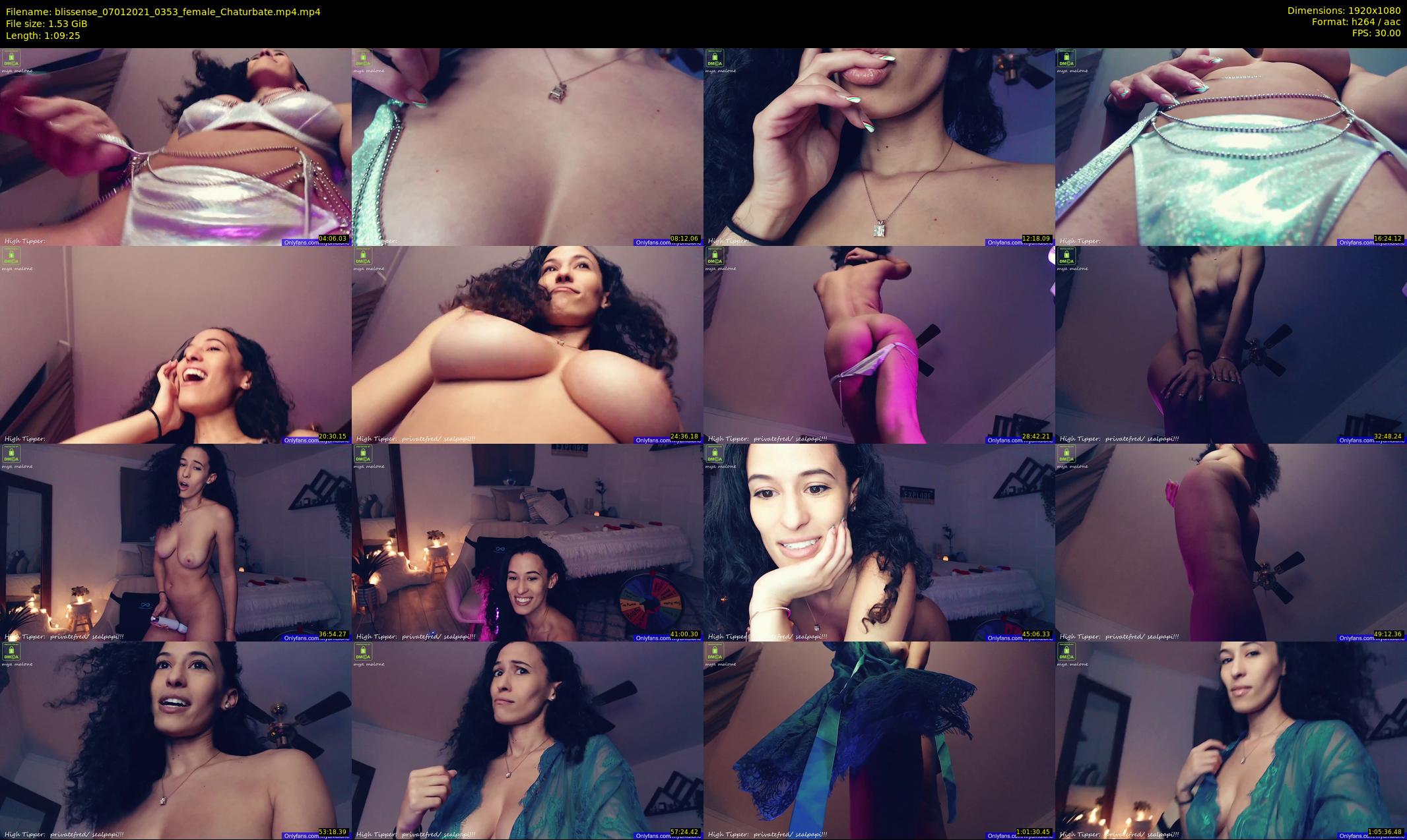 blissense — 70 minute Chaturbate female cam show recording, 1080p, Jan 7, 2021
