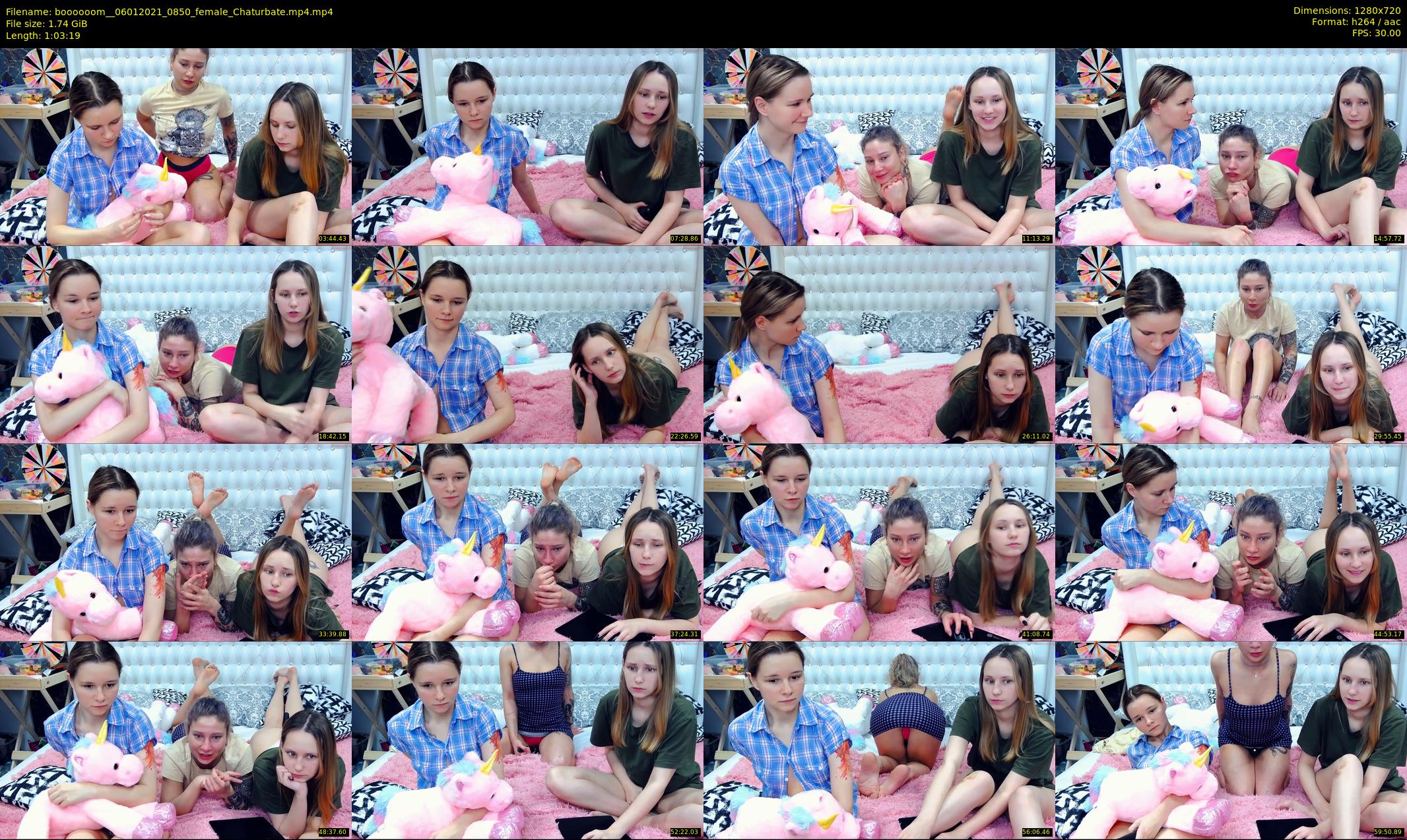 boooooom_ — 64 minute Chaturbate female cam show recording, 720p, Jan 6, 2021