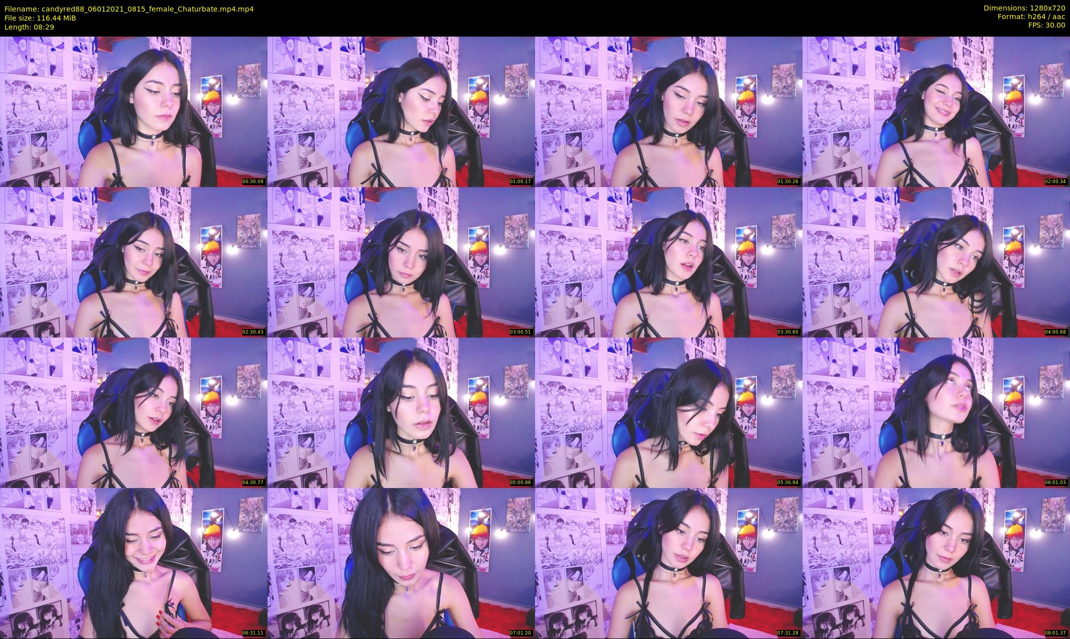 candyred88 — 9 minute Chaturbate female cam show recording, 720p, Jan 6, 2021