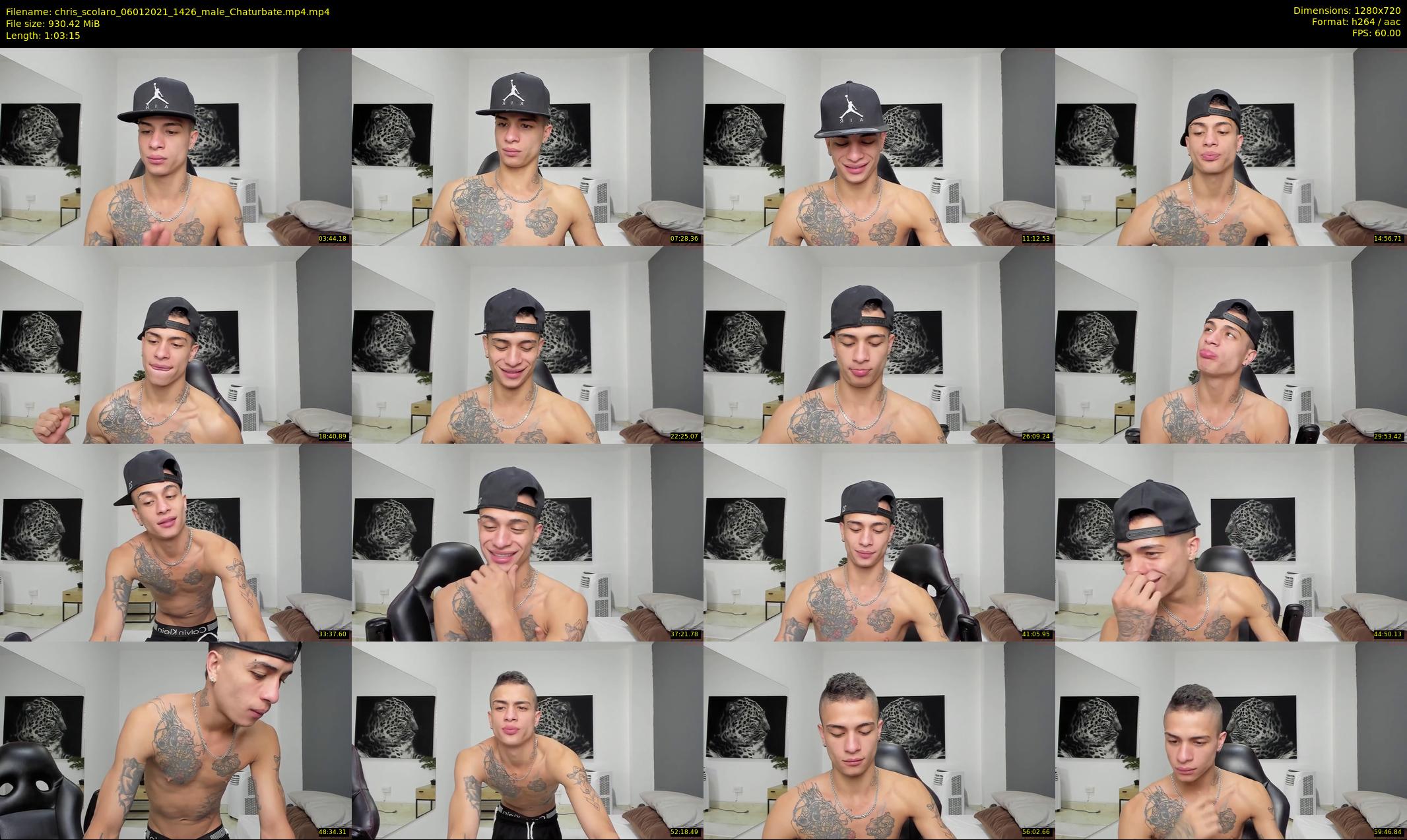chris_scolaro — 64 minute Chaturbate male cam show recording, 720p, Jan 6, 2021
