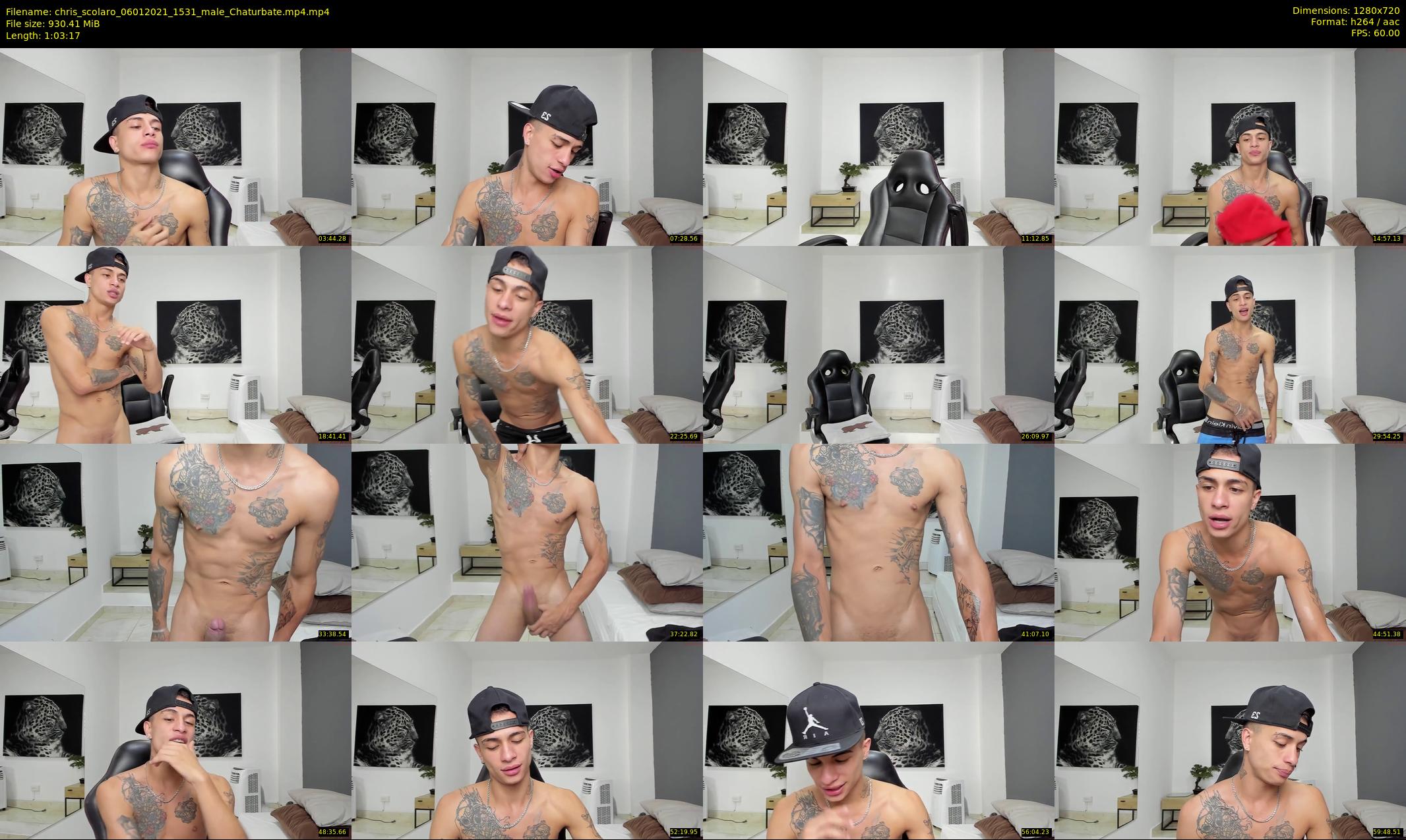 chris_scolaro — 64 minute Chaturbate male cam show recording, 720p, Jan 6, 2021