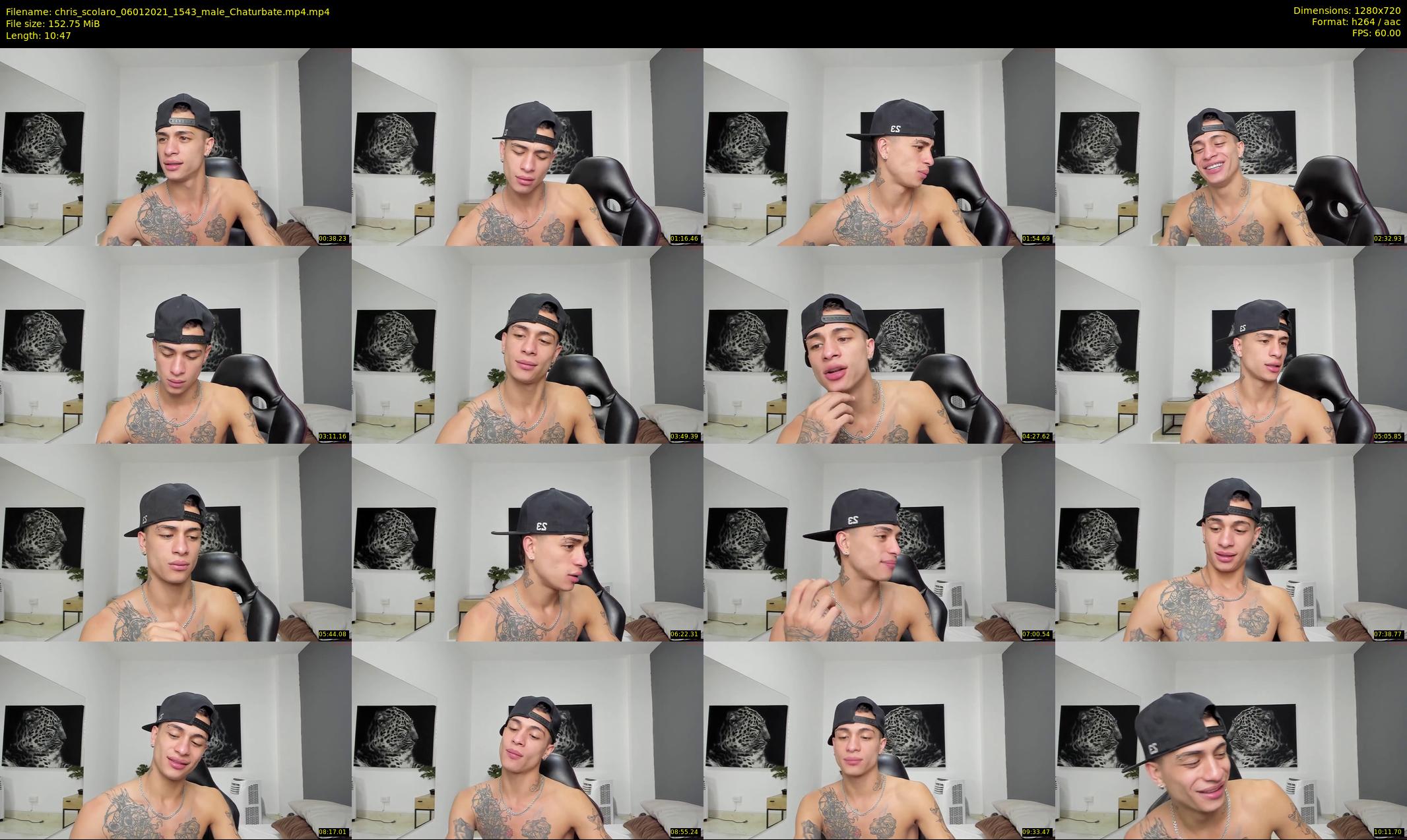 chris_scolaro — 11 minute Chaturbate male cam show recording, 720p, Jan 6, 2021