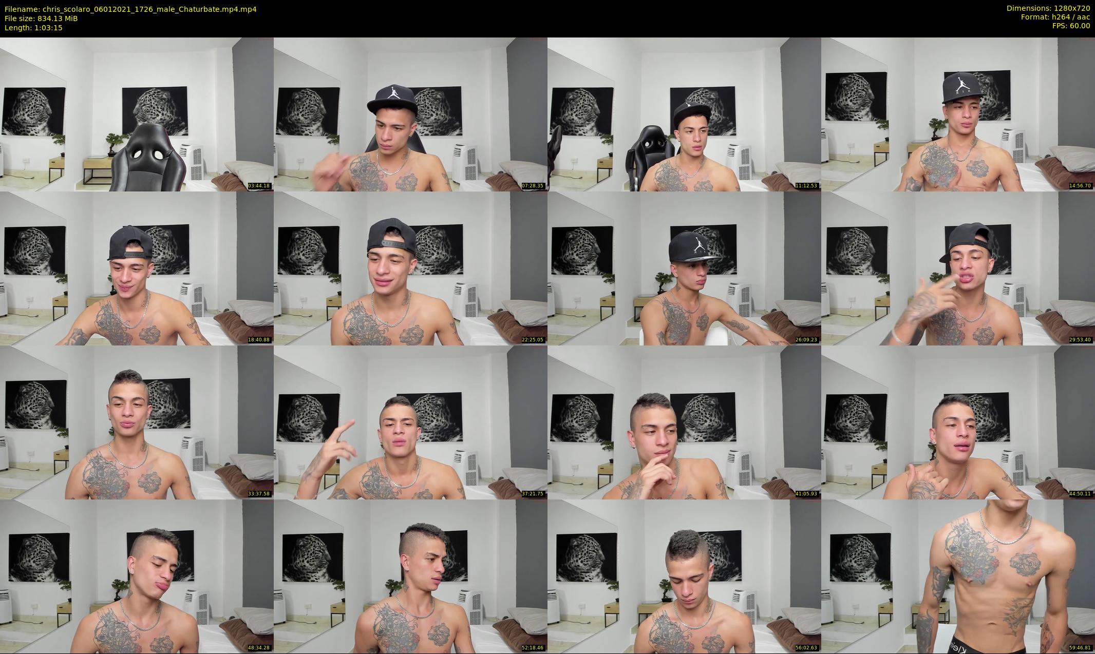 chris_scolaro — 64 minute Chaturbate male cam show recording, 720p, Jan 6, 2021