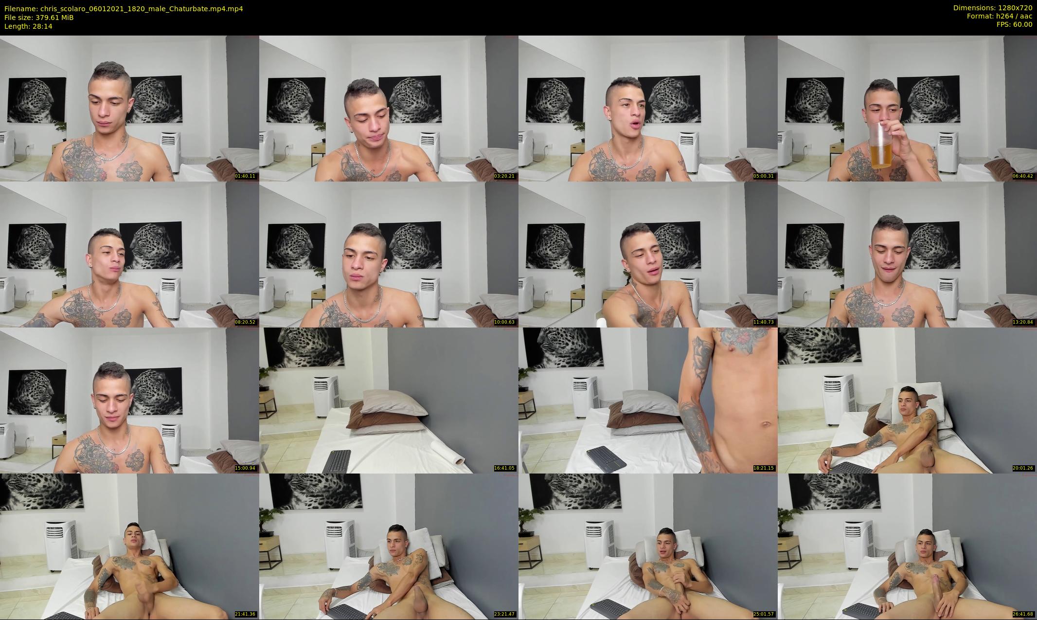 chris_scolaro — 29 minute Chaturbate male cam show recording, 720p, Jan 6, 2021