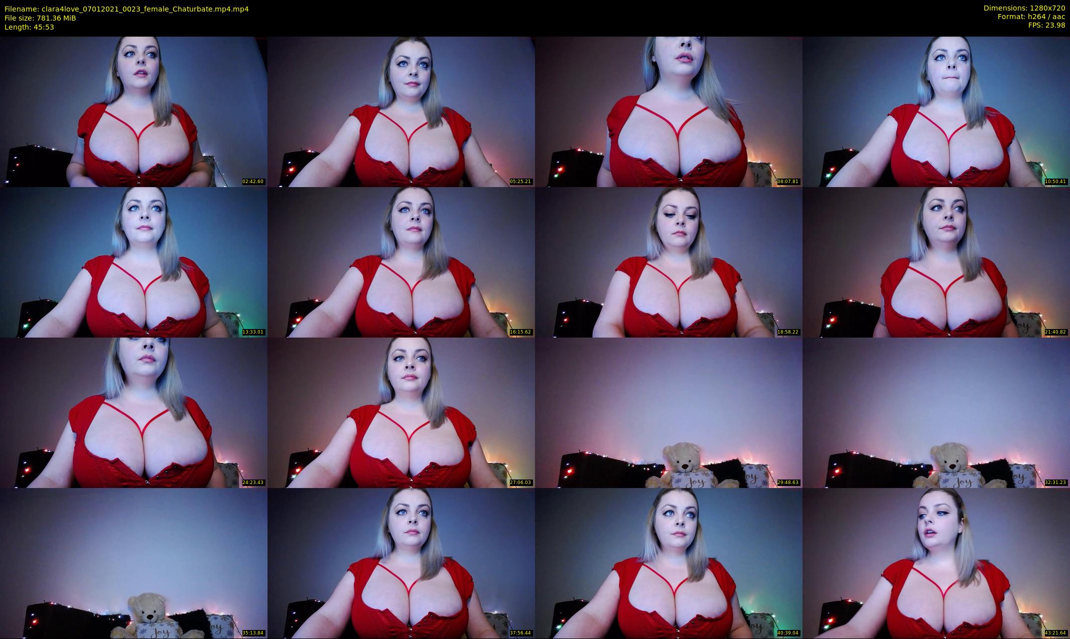 clara4love — 46 minute Chaturbate female cam show recording, 720p, Jan 7, 2021