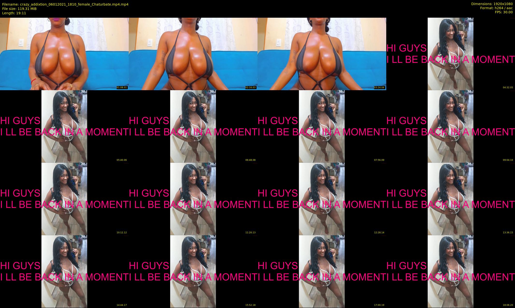 crazy_addixtion — 20 minute Chaturbate female cam show recording, 1080p, Jan 6, 2021