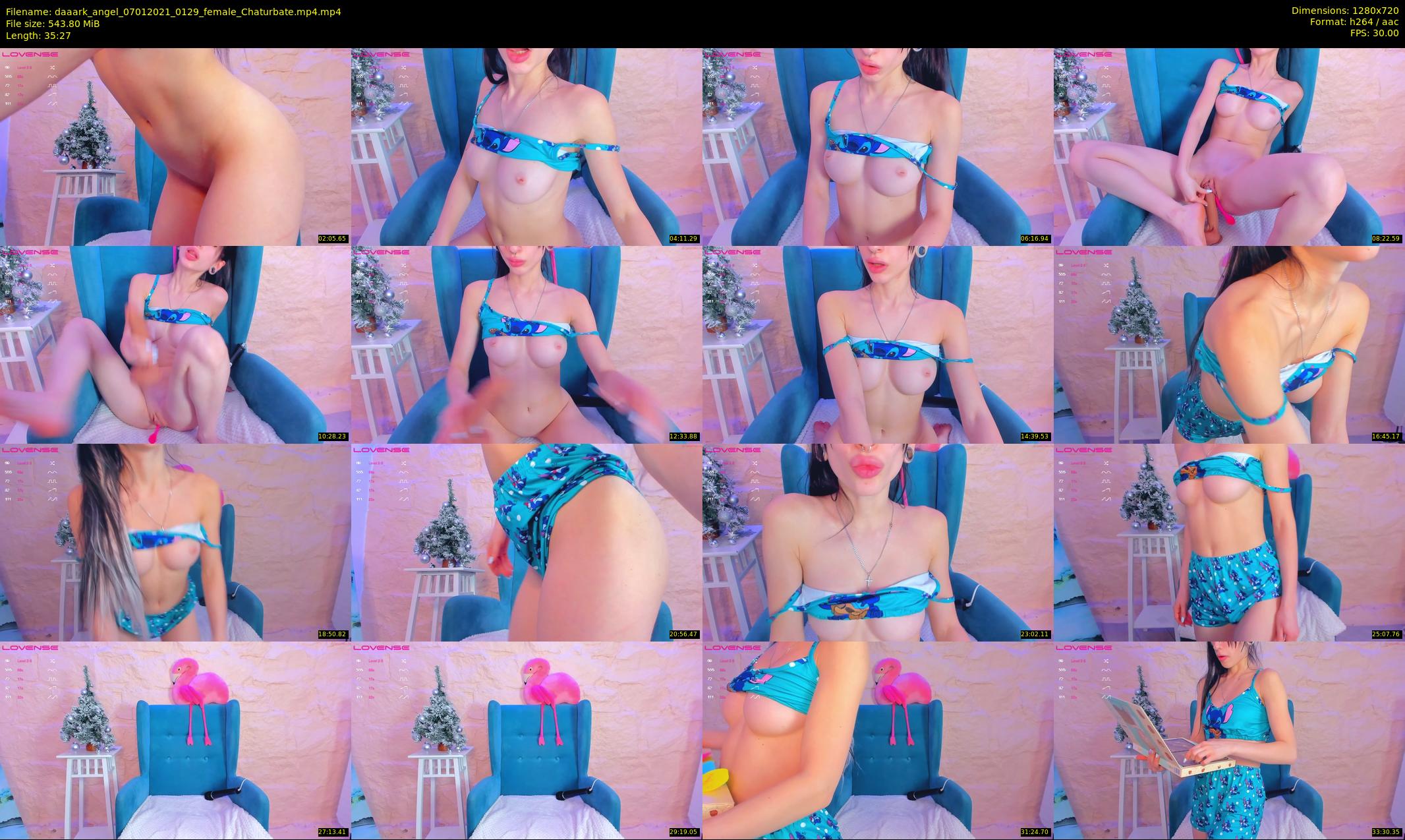 daaark_angel — 36 minute Chaturbate female cam show recording, 720p, Jan 7, 2021