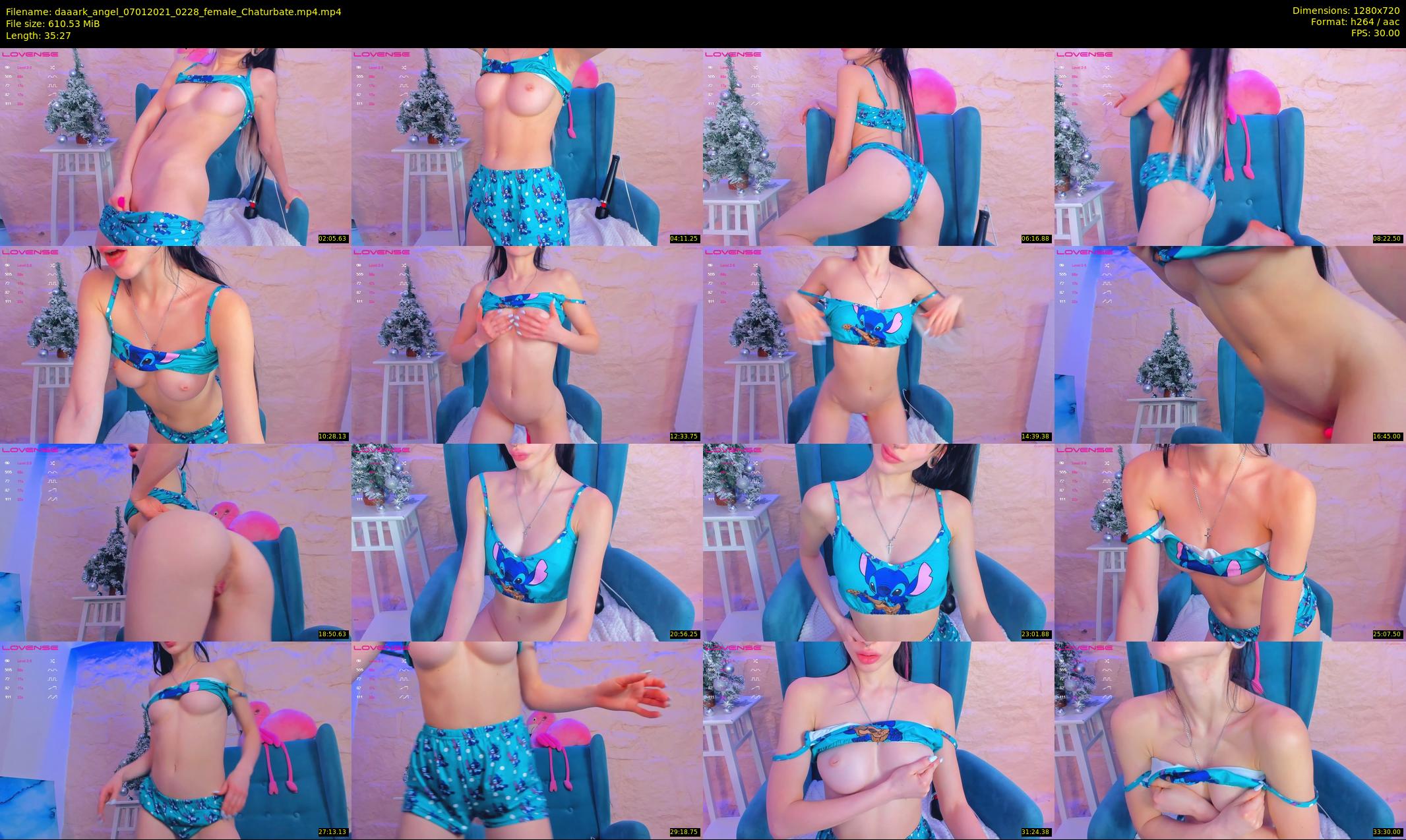 daaark_angel — 36 minute Chaturbate female cam show recording, 720p, Jan 7, 2021