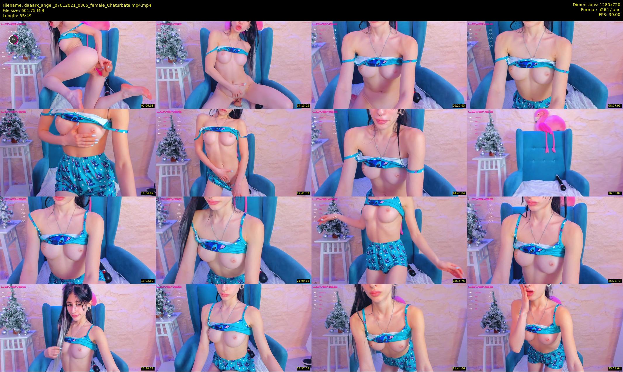 daaark_angel — 36 minute Chaturbate female cam show recording, 720p, Jan 7, 2021