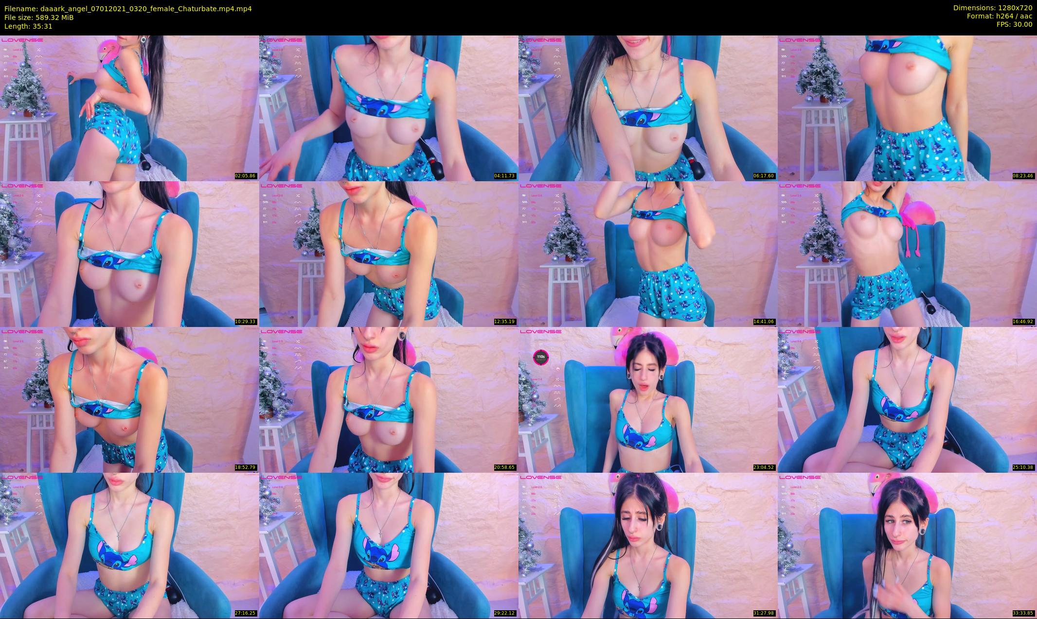 daaark_angel — 36 minute Chaturbate female cam show recording, 720p, Jan 7, 2021