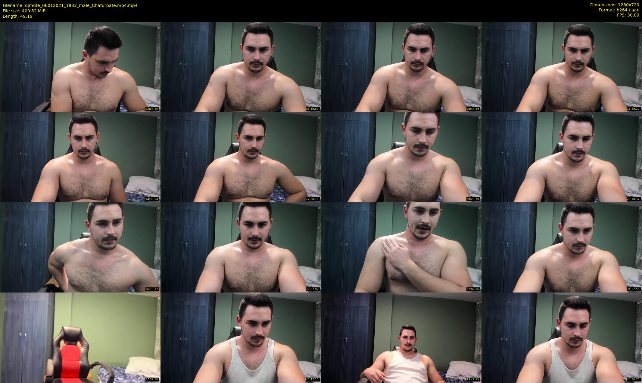 djmute — 50 minute Chaturbate male cam show recording, 720p, Jan 6, 2021