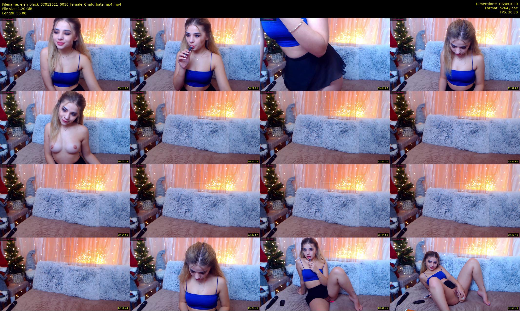 elen_black — 55 minute Chaturbate female cam show recording, 1080p, Jan 7, 2021
