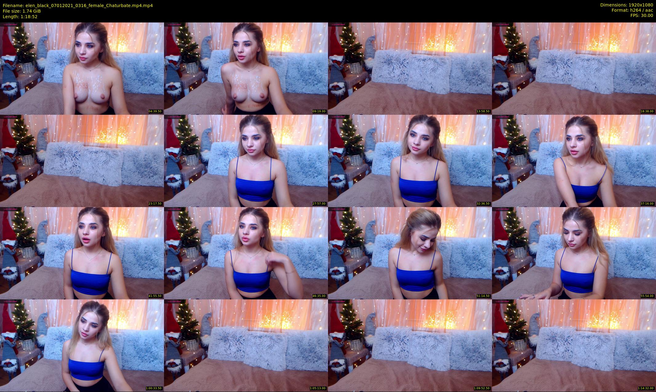 elen_black — 79 minute Chaturbate female cam show recording, 1080p, Jan 7, 2021