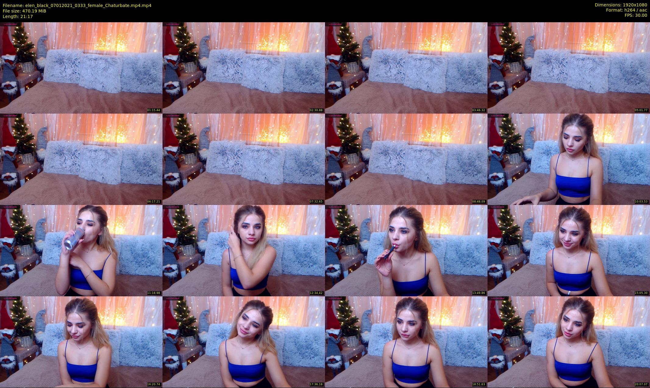 elen_black — 22 minute Chaturbate female cam show recording, 1080p, Jan 7, 2021