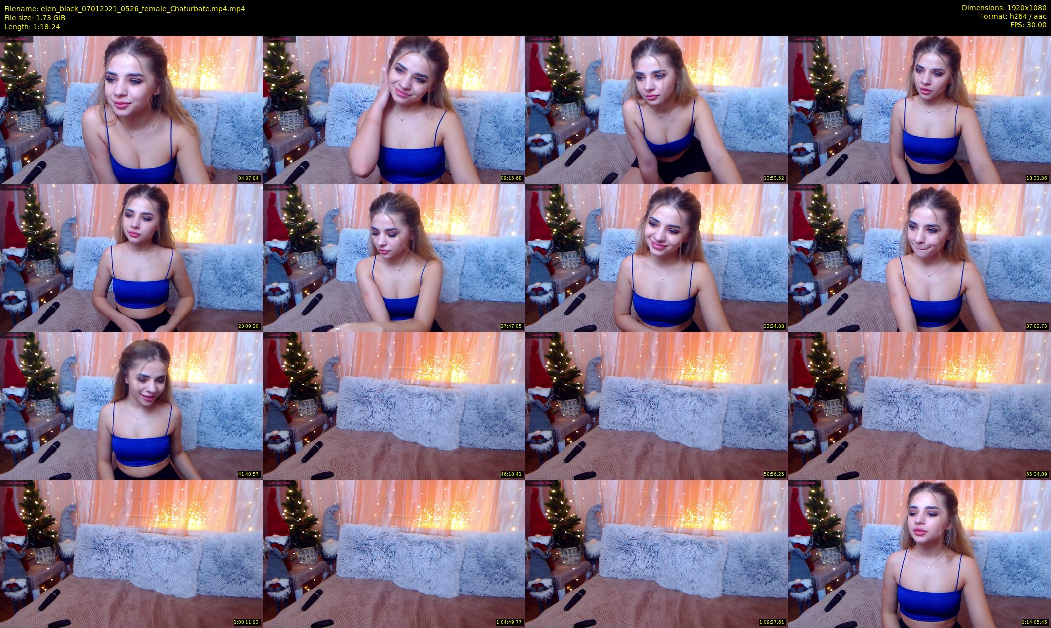 elen_black — 79 minute Chaturbate female cam show recording, 1080p, Jan 7, 2021