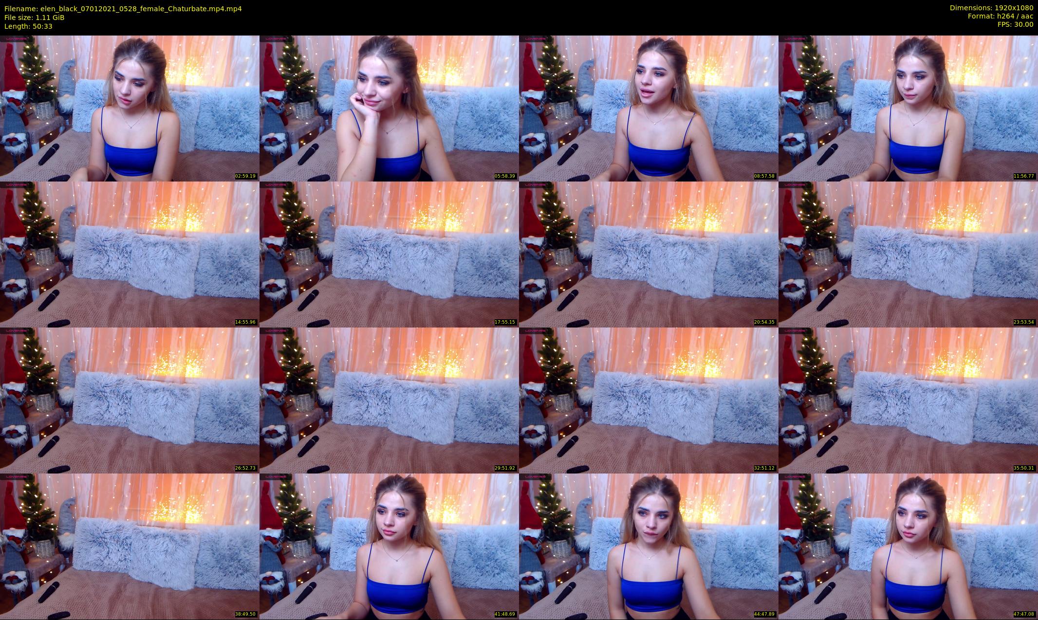 elen_black — 51 minute Chaturbate female cam show recording, 1080p, Jan 7, 2021