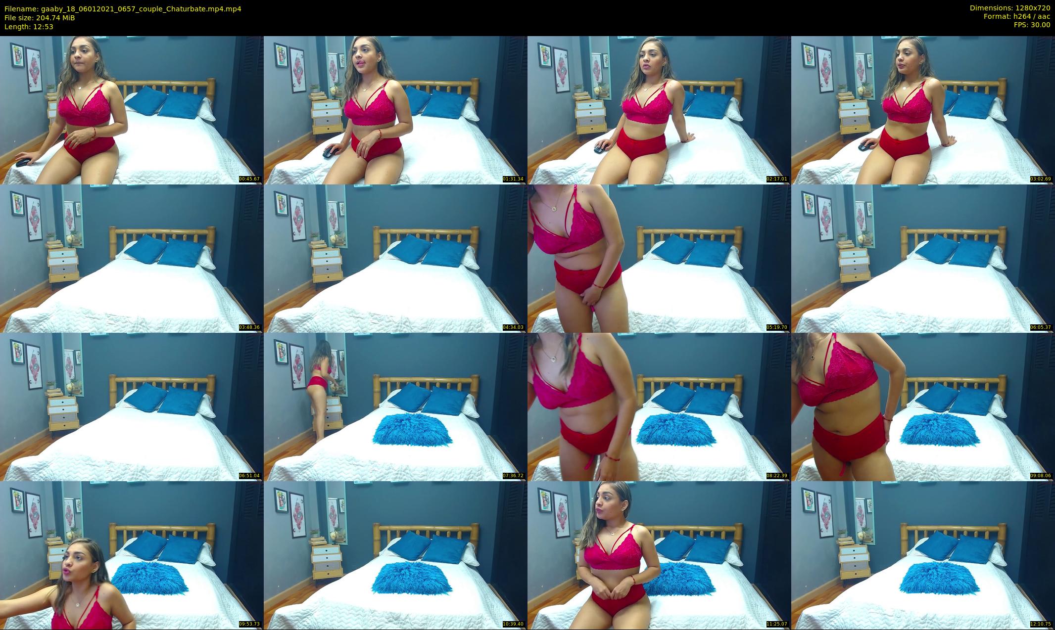 gaaby_18 — 13 minute Chaturbate couple cam show recording, 720p, Jan 6, 2021