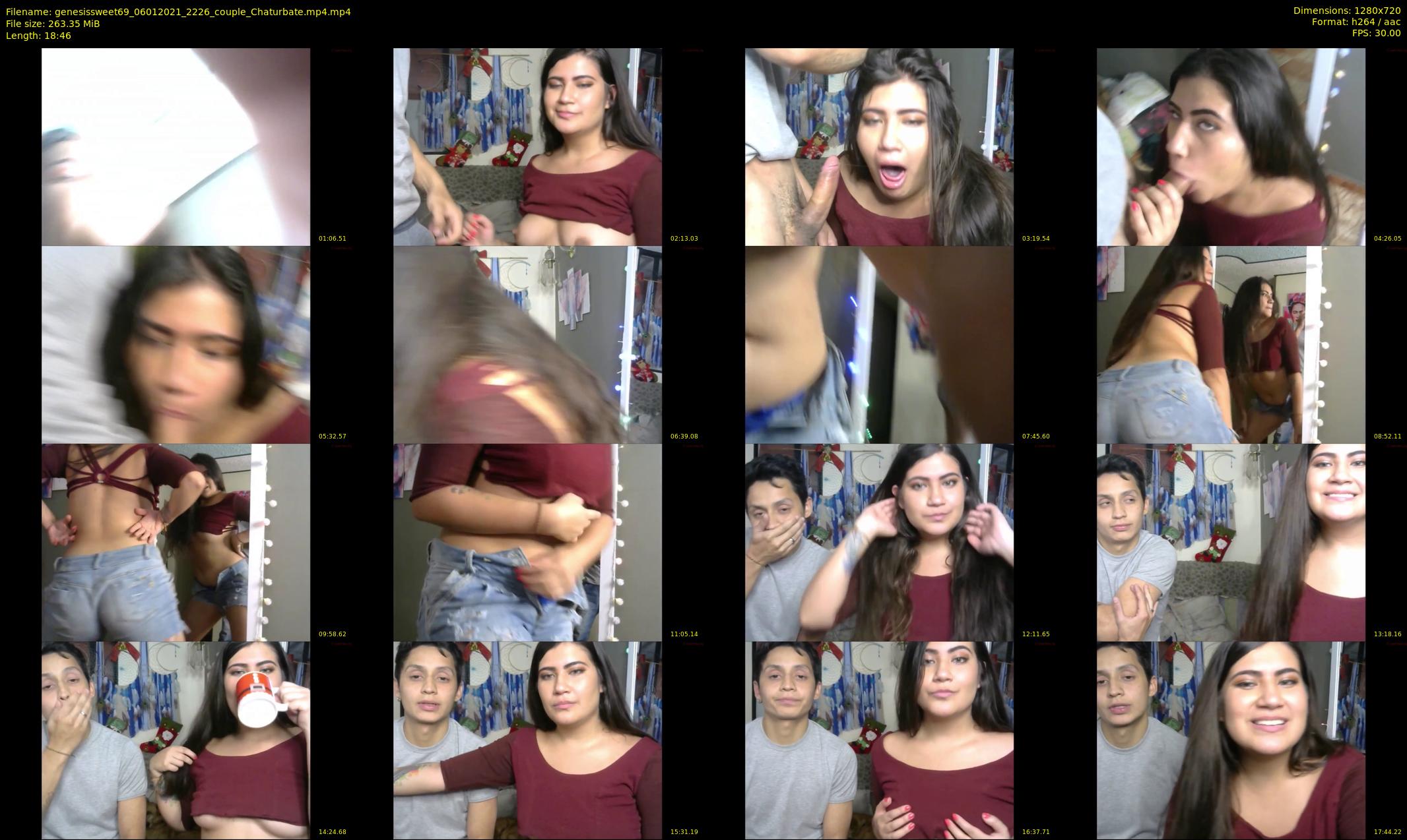 genesissweet69 — 19 minute Chaturbate couple cam show recording, 720p, Jan 6, 2021