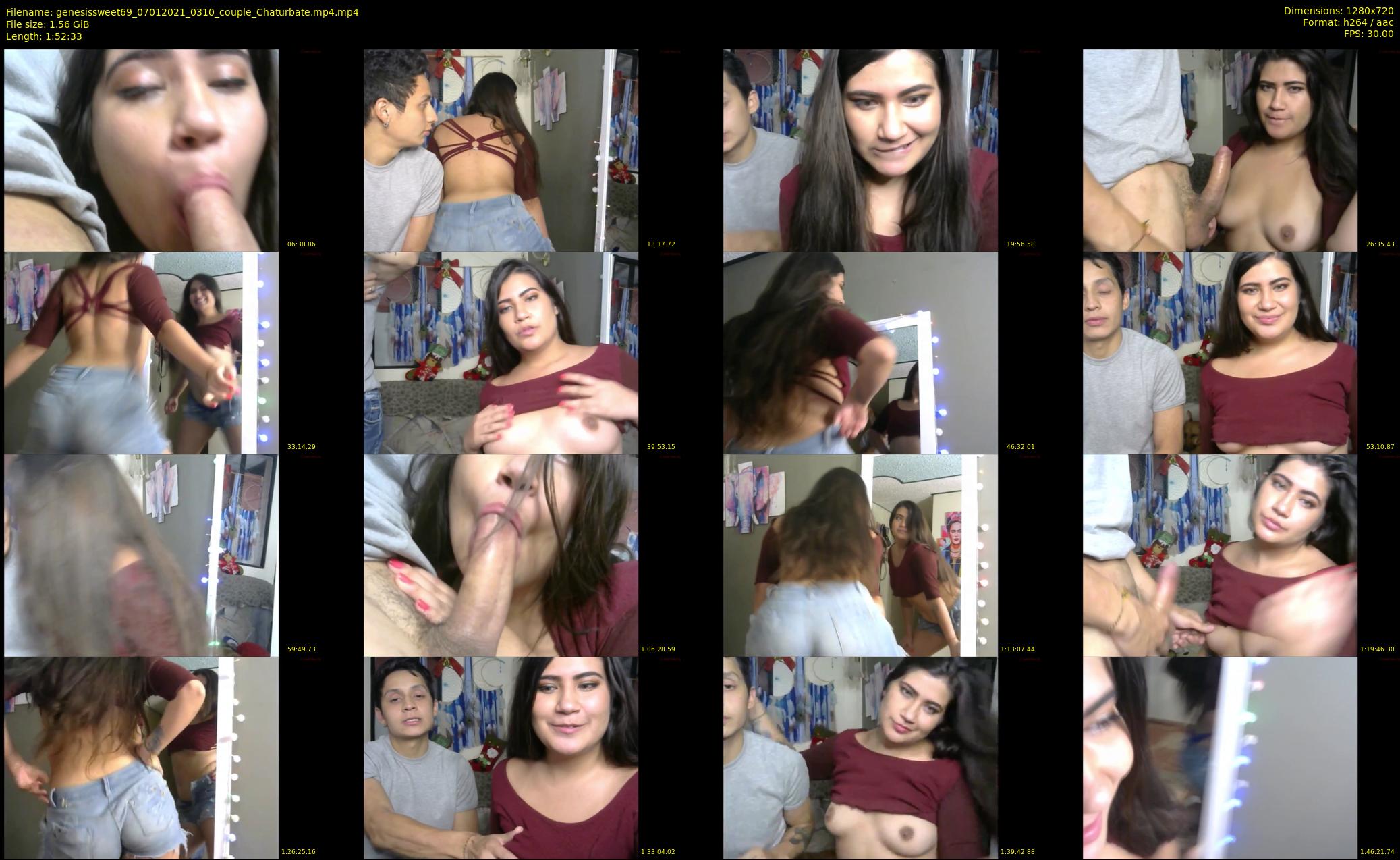 genesissweet69 — 113 minute Chaturbate couple cam show recording, 720p, Jan 7, 2021