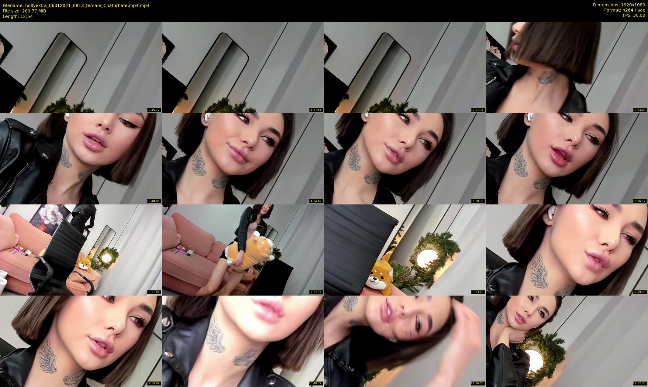hollyextra — 13 minute Chaturbate female cam show recording, 1080p, Jan 6, 2021