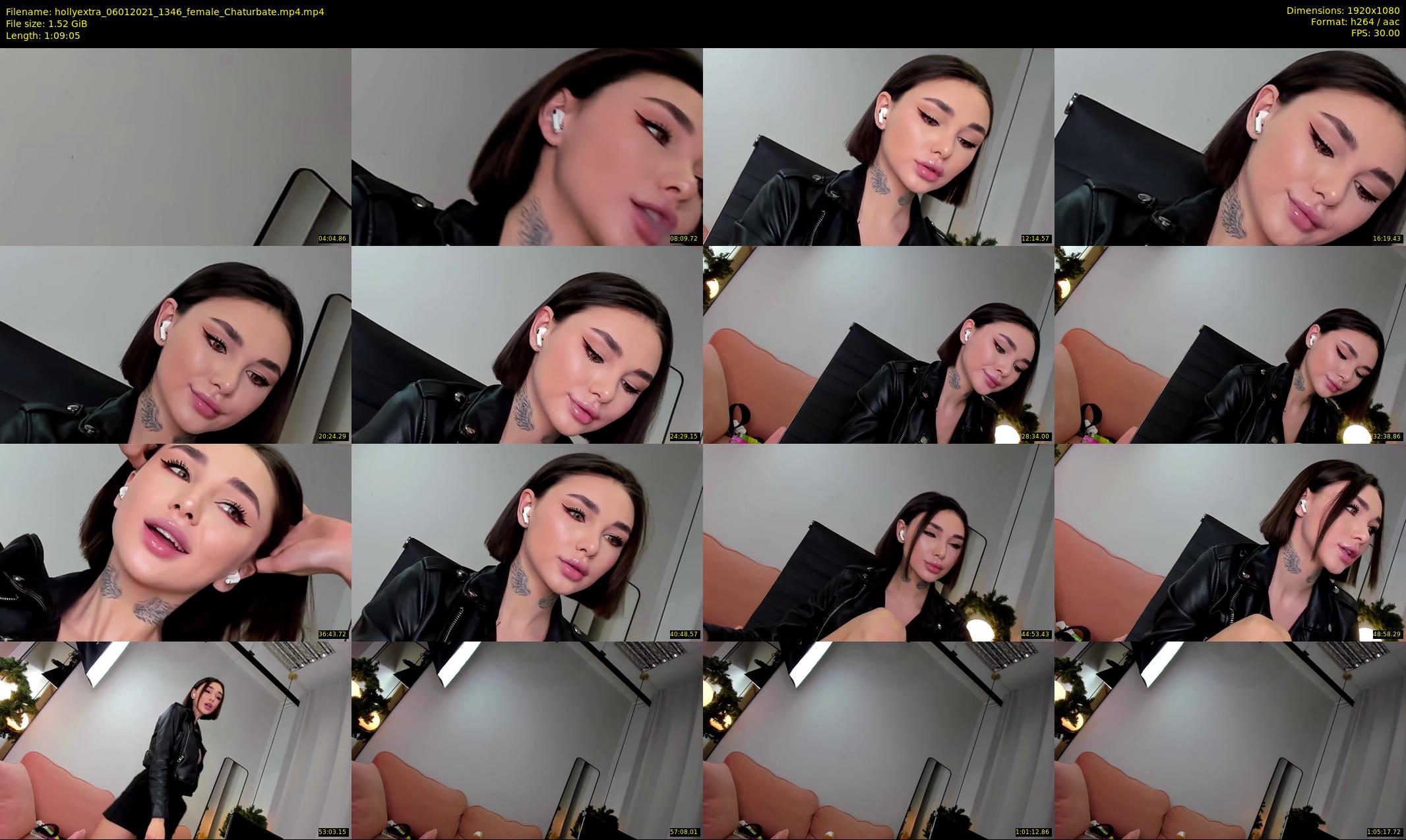 hollyextra — 70 minute Chaturbate female cam show recording, 1080p, Jan 6, 2021