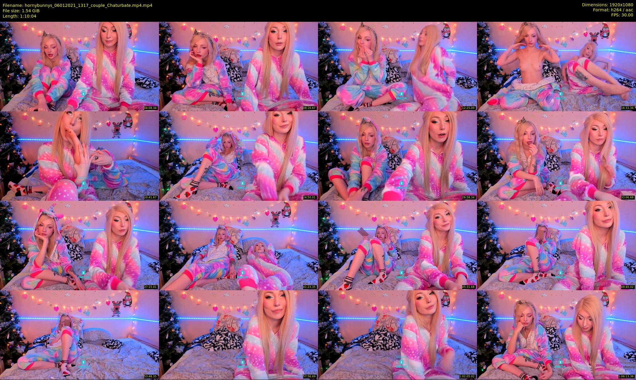 hornybunnys — 71 minute Chaturbate couple cam show recording, 1080p, Jan 6, 2021