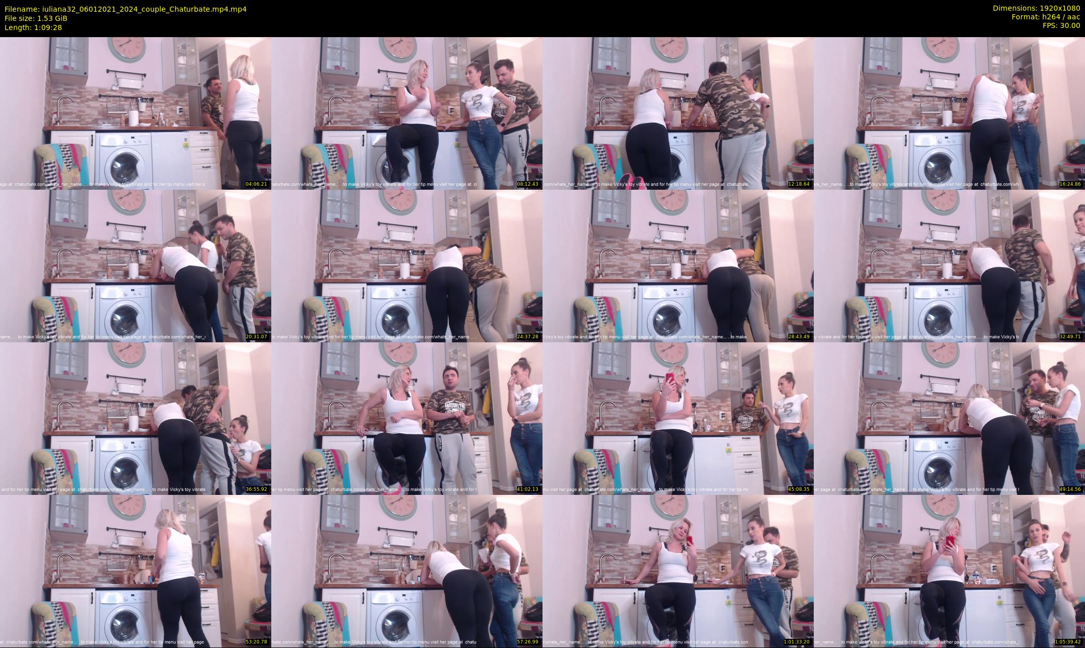 iuliana32 — 70 minute Chaturbate couple cam show recording, 1080p, Jan 6, 2021