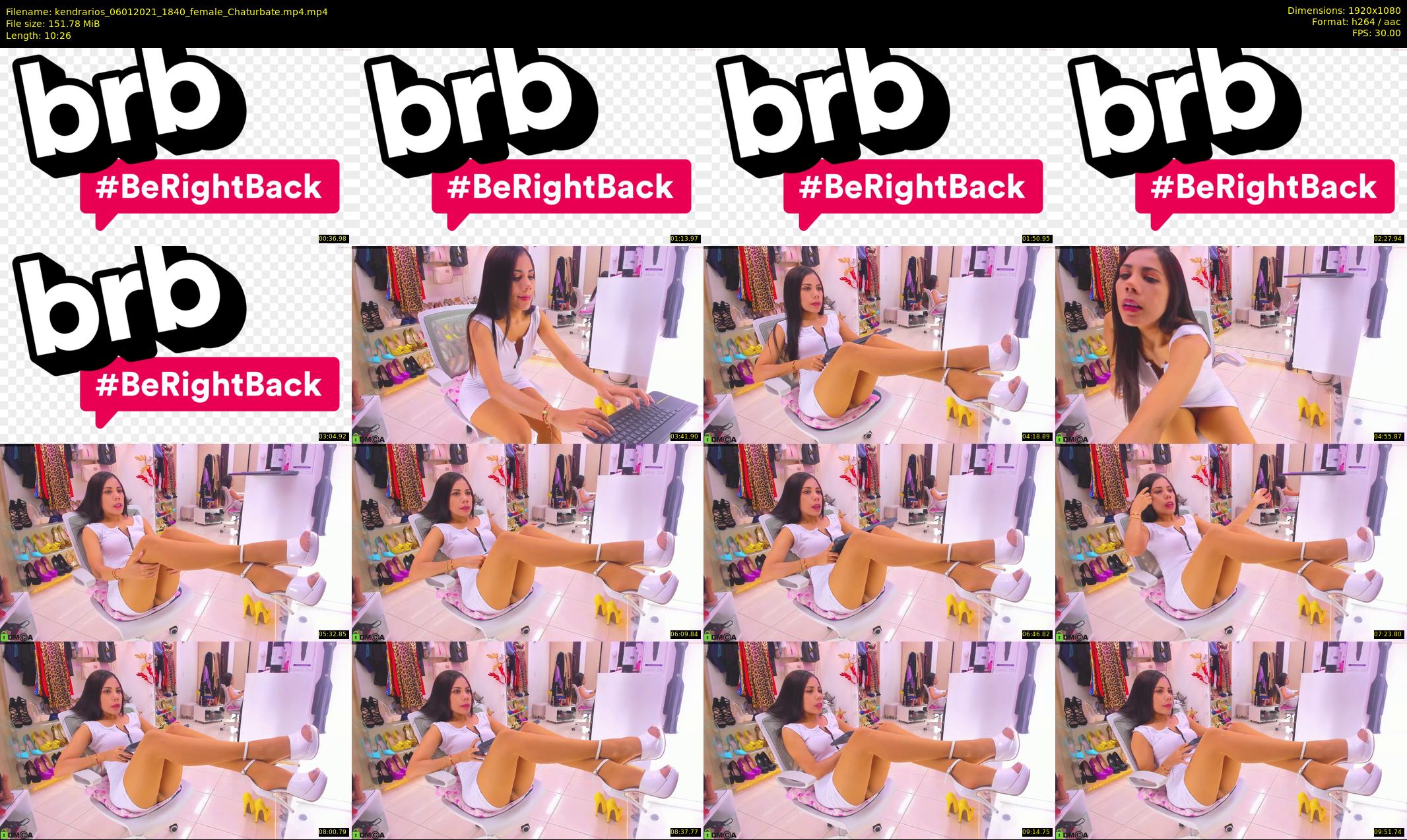 kendrarios — 11 minute Chaturbate female cam show recording, 1080p, Jan 6, 2021