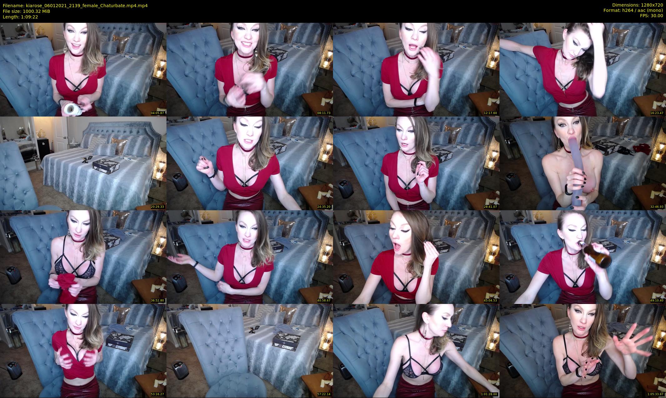 kiarose — 70 minute Chaturbate female cam show recording, 720p, Jan 6, 2021