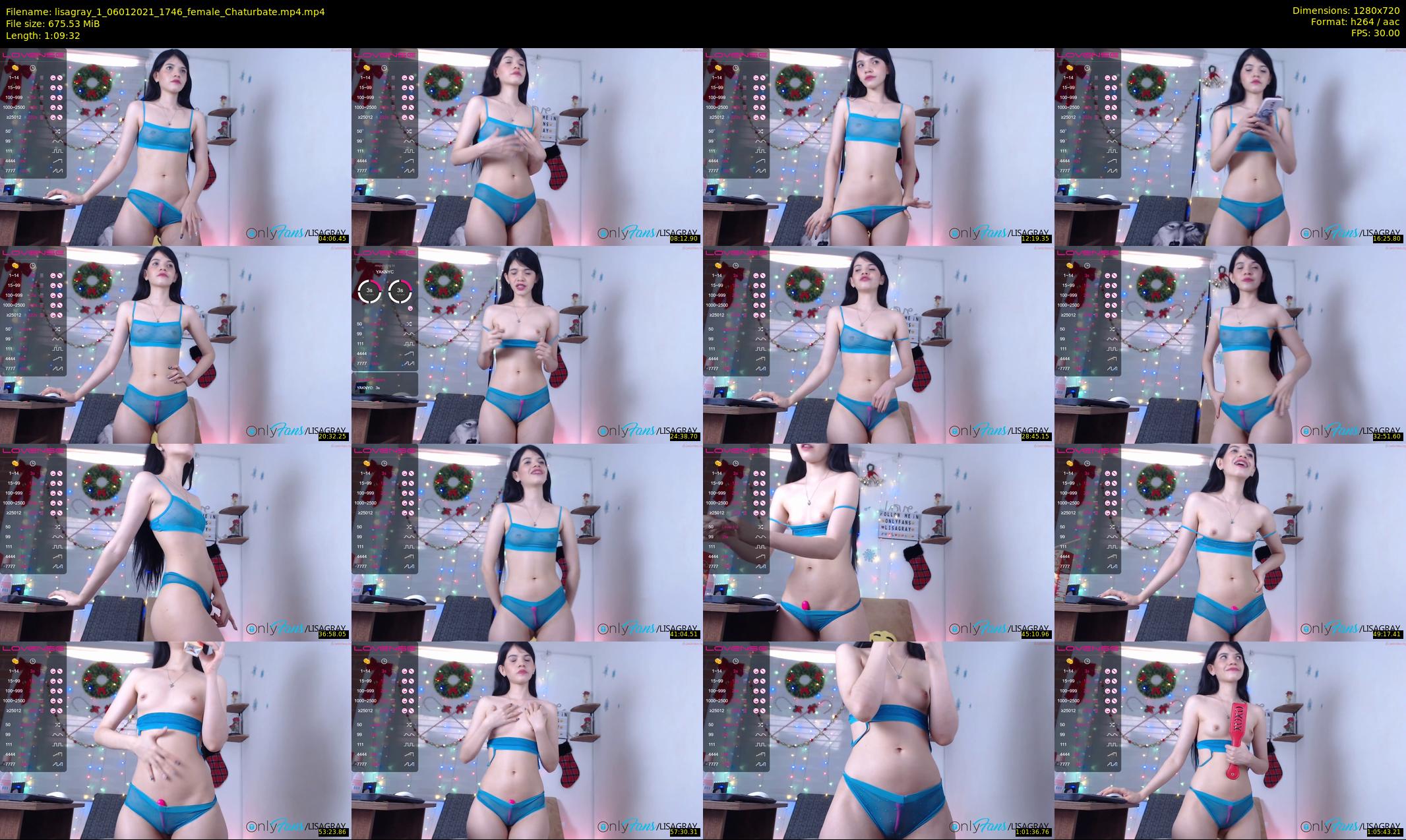 lisagray_1 — 70 minute Chaturbate female cam show recording, 720p, Jan 6, 2021