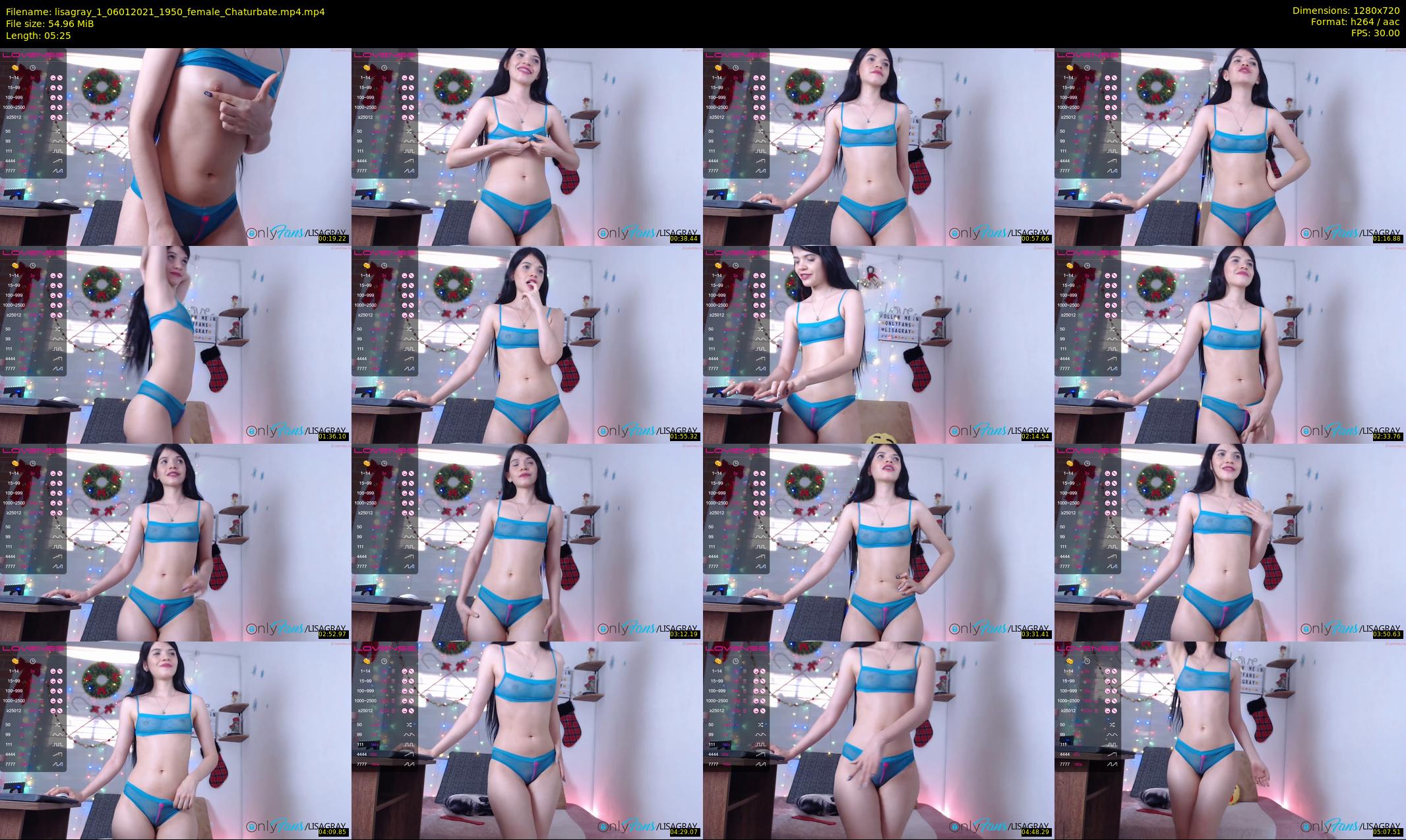 lisagray_1 — 6 minute Chaturbate female cam show recording, 720p, Jan 6, 2021