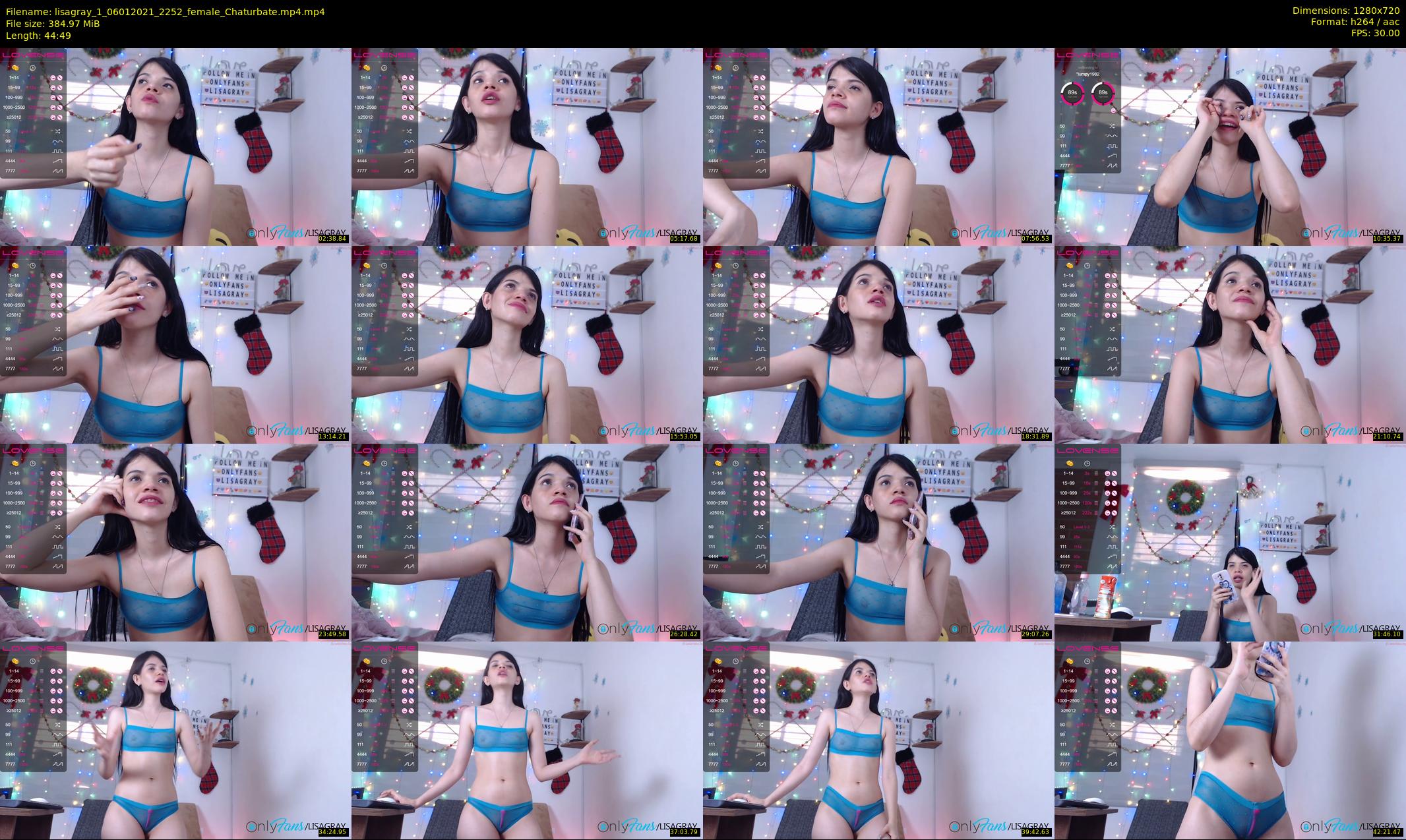 lisagray_1 — 45 minute Chaturbate female cam show recording, 720p, Jan 6, 2021