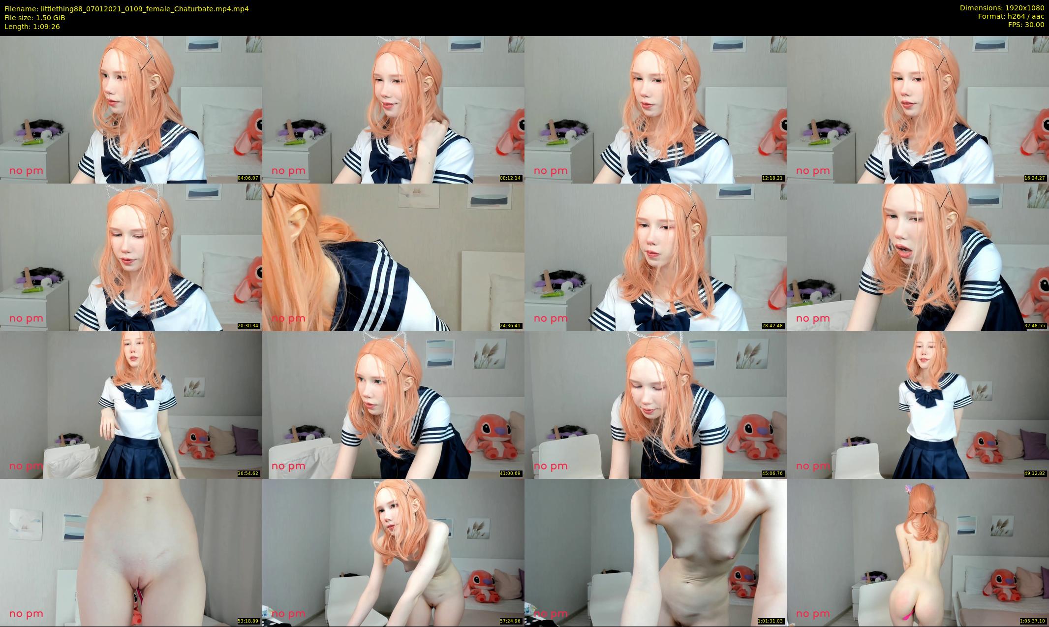 littlething88 — 70 minute Chaturbate female cam show recording, 1080p, Jan 7, 2021
