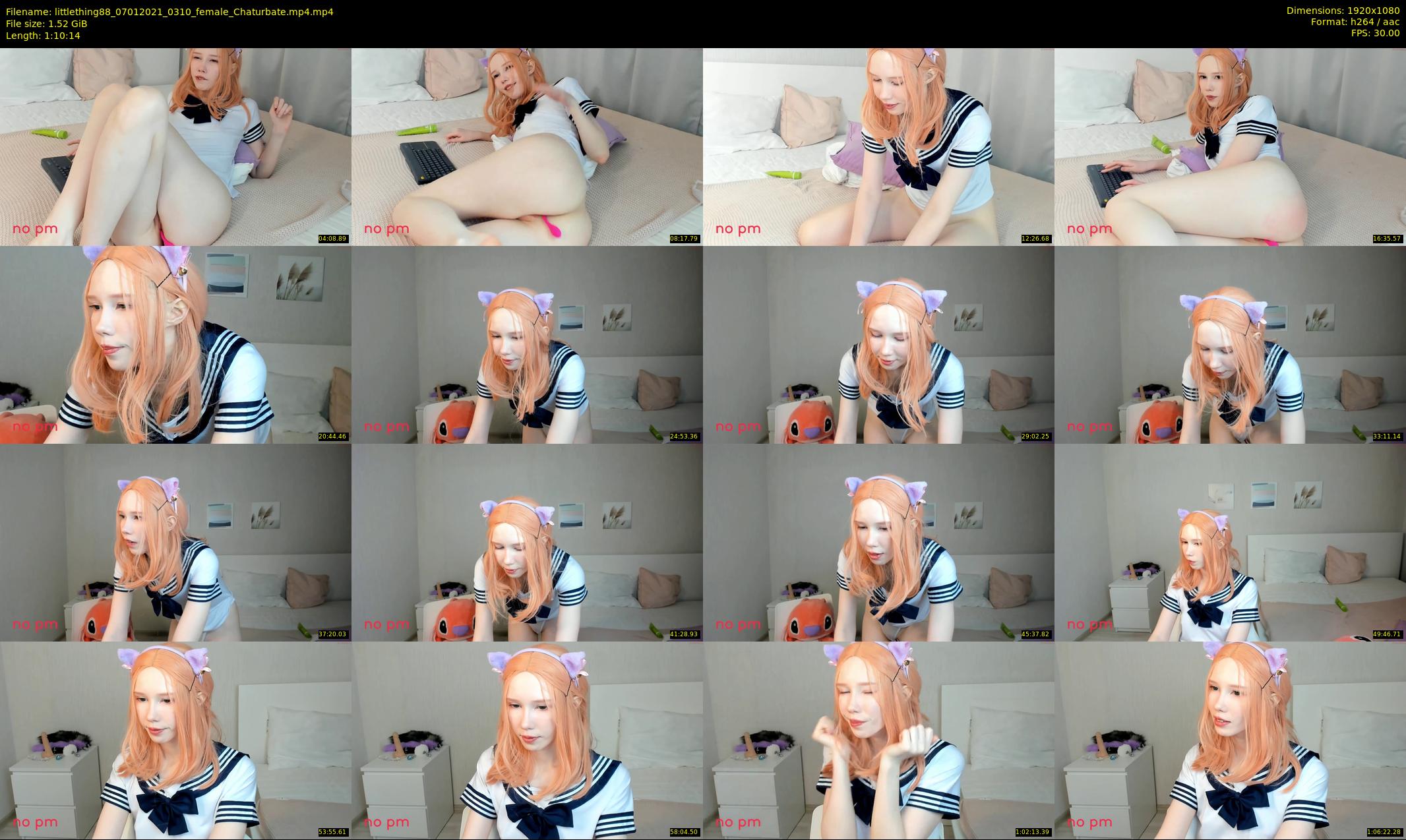 littlething88 — 71 minute Chaturbate female cam show recording, 1080p, Jan 7, 2021