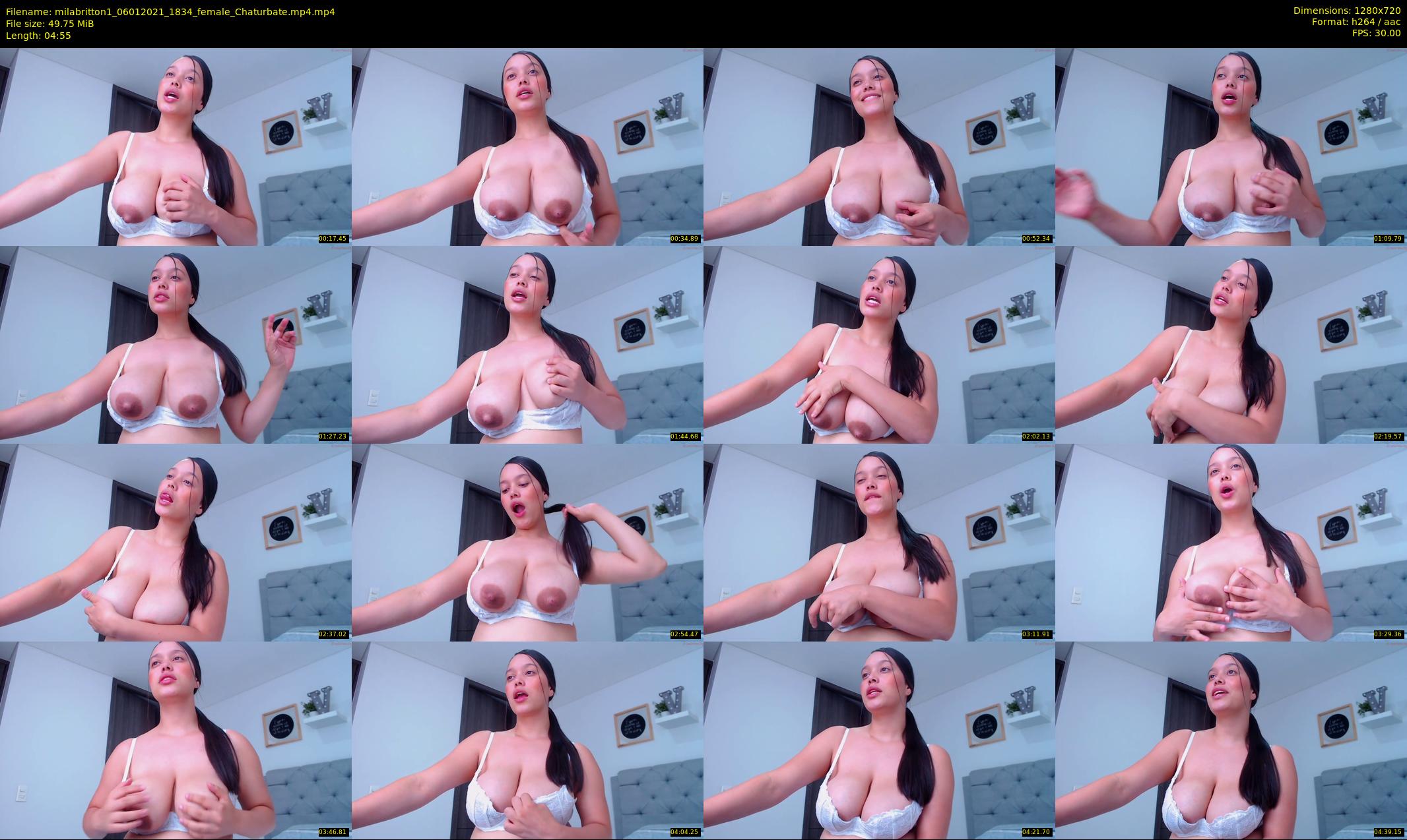 milabritton1 — 5 minute Chaturbate female cam show recording, 720p, Jan 6, 2021