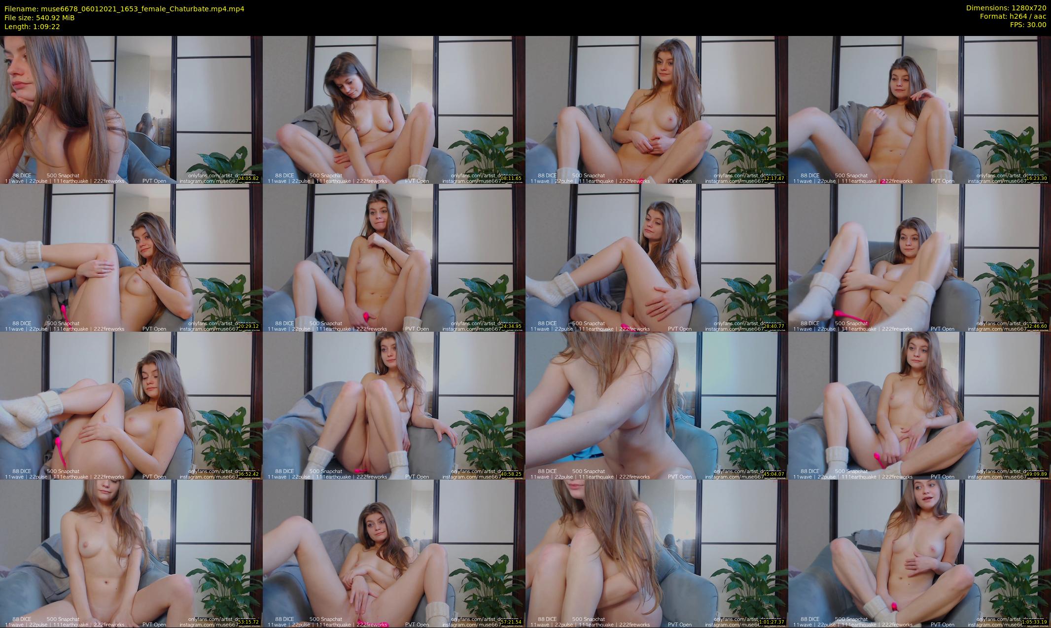 muse6678 — 70 minute Chaturbate female cam show recording, 720p, Jan 6, 2021