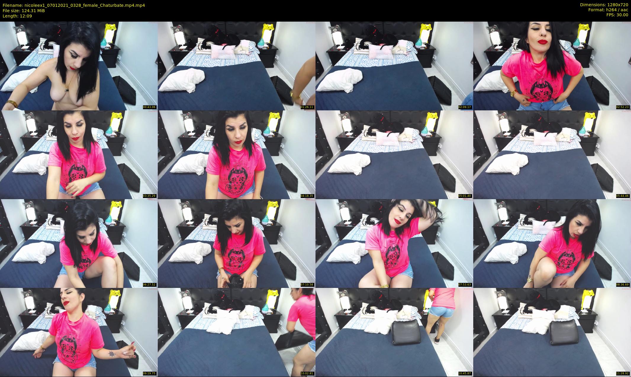 nicoleex1 — 13 minute Chaturbate female cam show recording, 720p, Jan 7, 2021