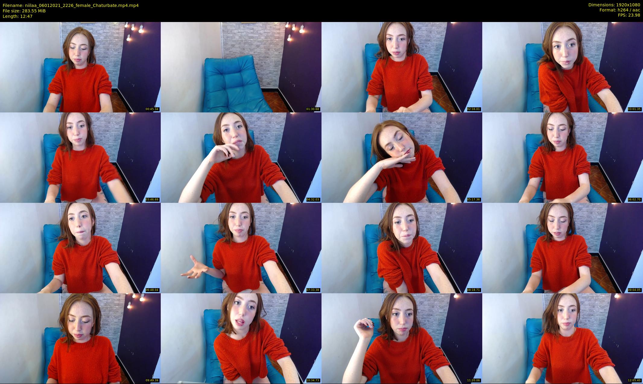 niilaa — 13 minute Chaturbate female cam show recording, 1080p, Jan 6, 2021