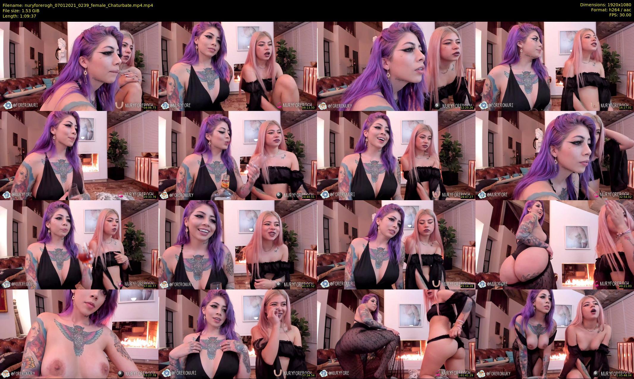 nuryforerogh — 70 minute Chaturbate female cam show recording, 1080p, Jan 7, 2021