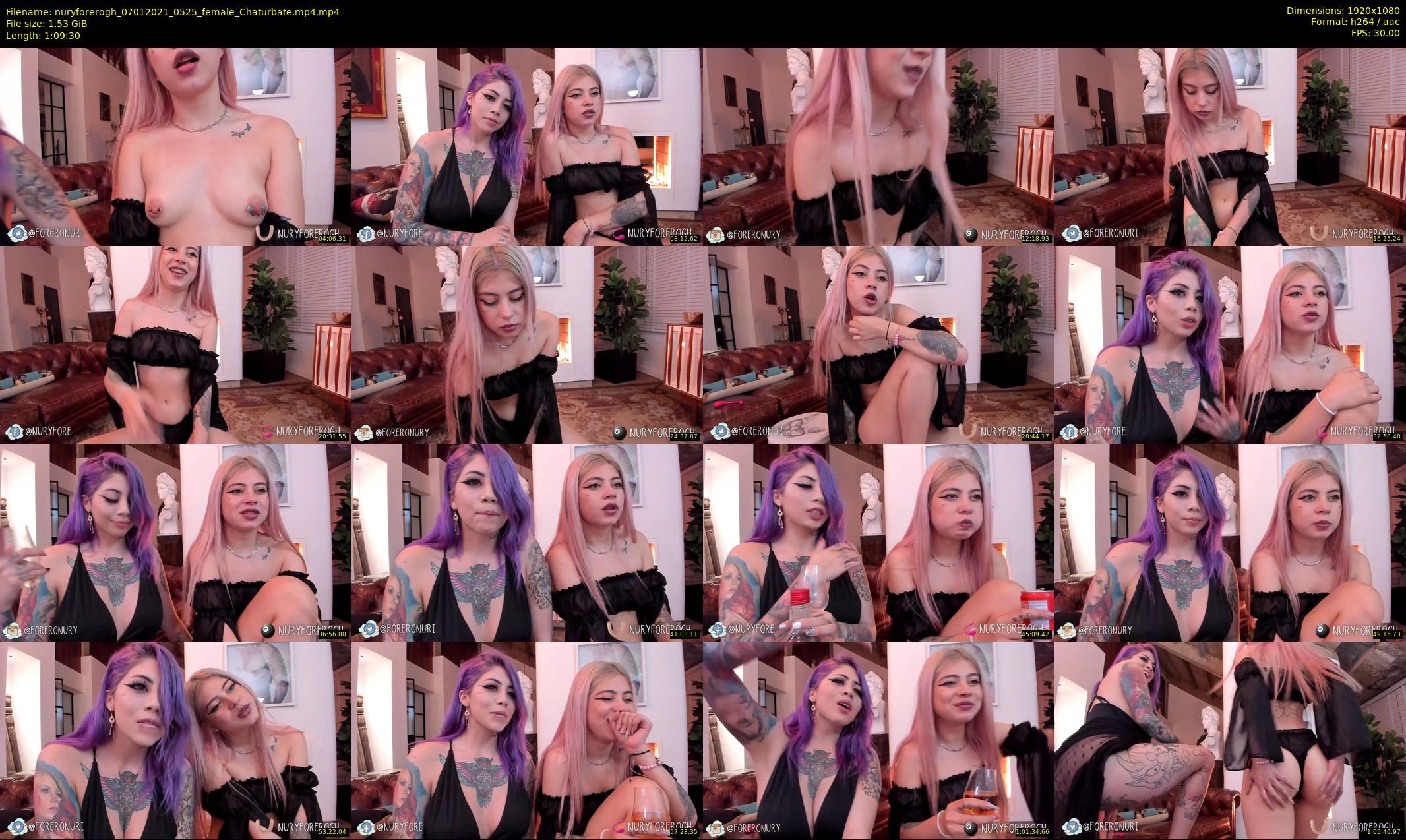 nuryforerogh — 70 minute Chaturbate female cam show recording, 1080p, Jan 7, 2021